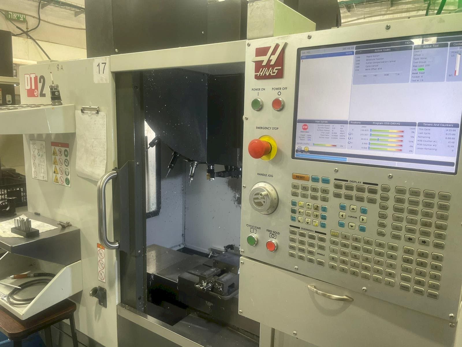 Mašīnas HAAS DT-2  pretskats