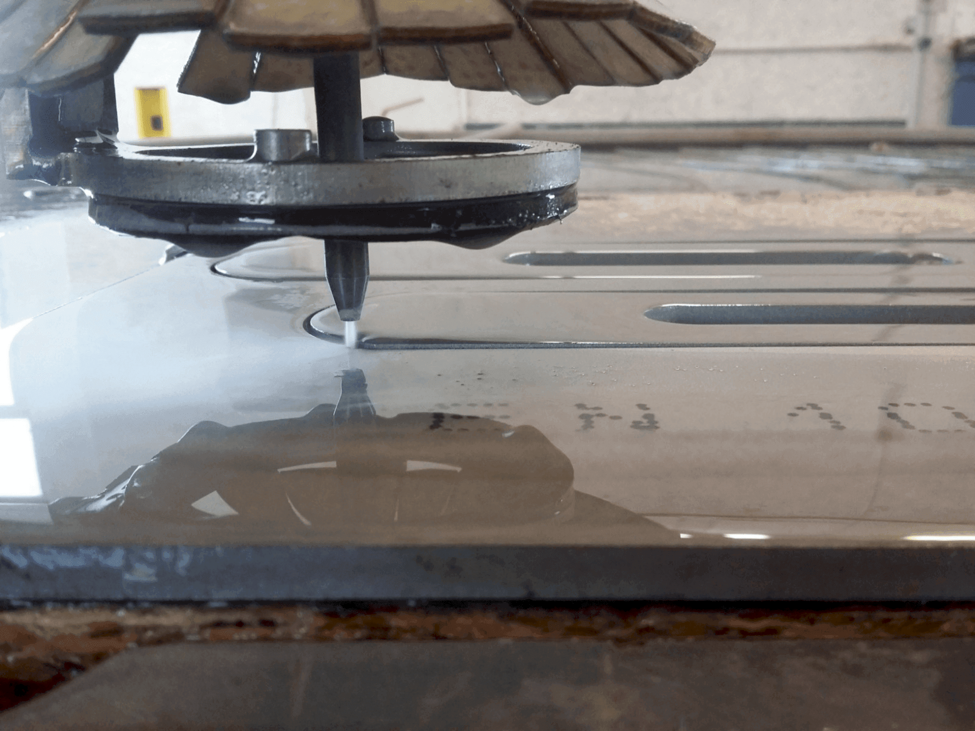 Mašīnas Intermac primus 322 (2014) darba  telpa