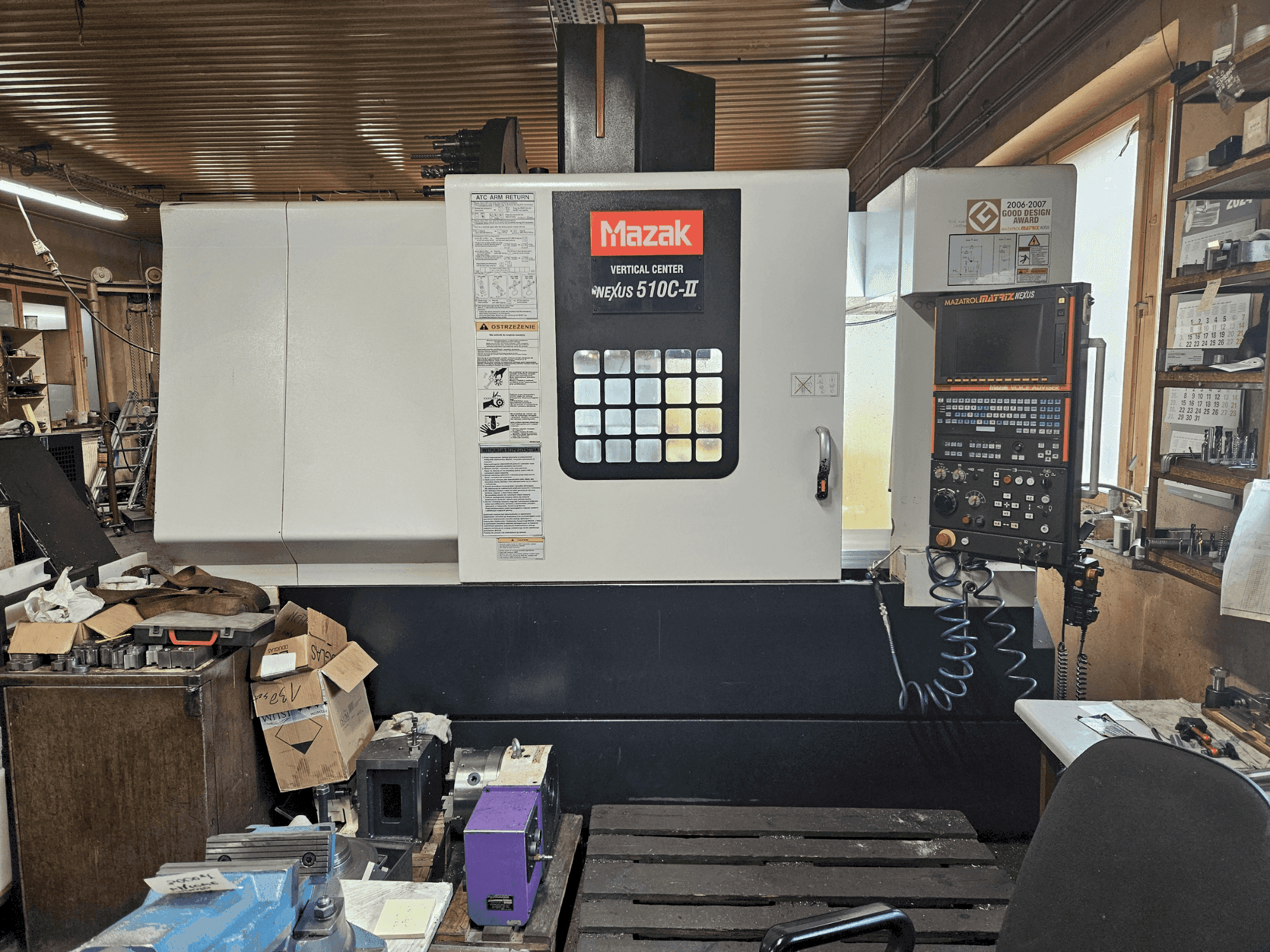 Mašīnas Mazak NEXUS VCN 510C-II  pretskats