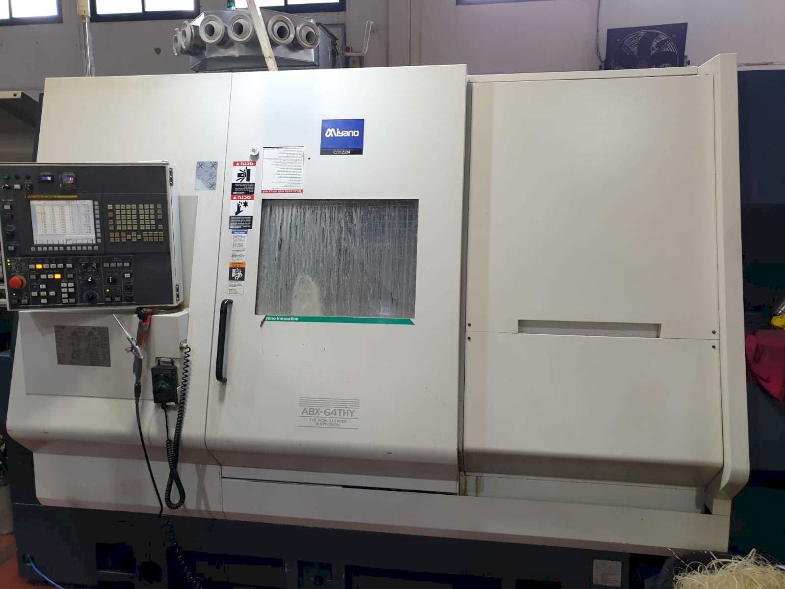 Mašīnas Miyano ABX-64THY  pretskats
