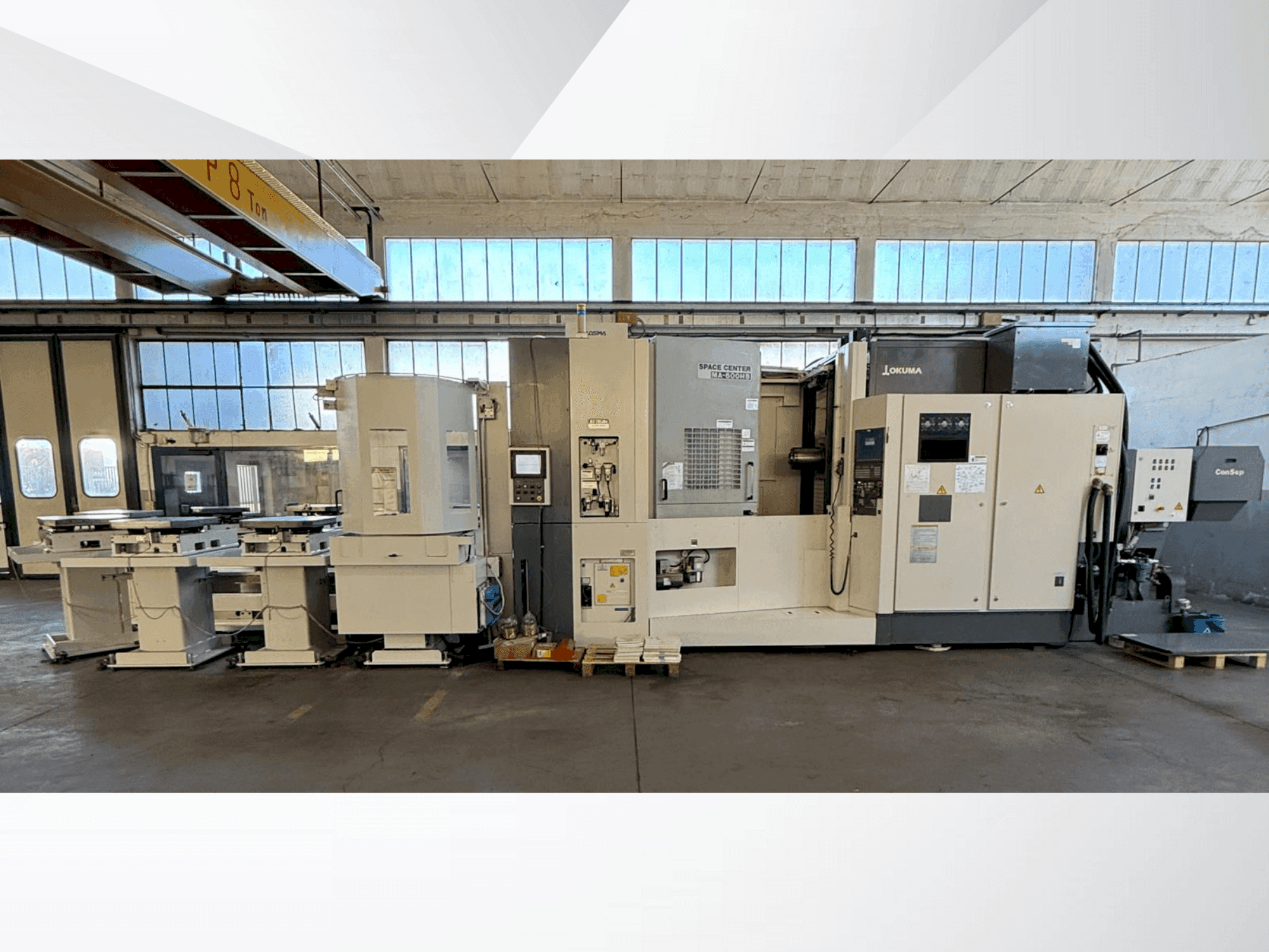 Mašīnas Okuma SPACE CENTER MA-600HB  pretskats