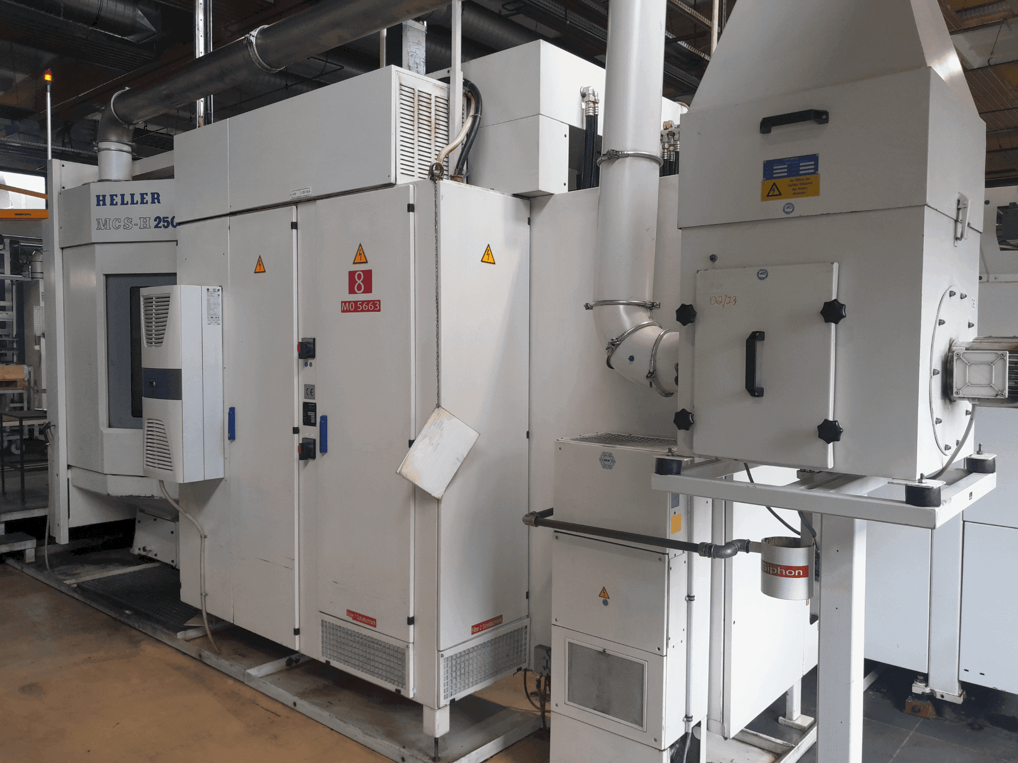 Mašīnas HELLER MCS-H 250  pretskats