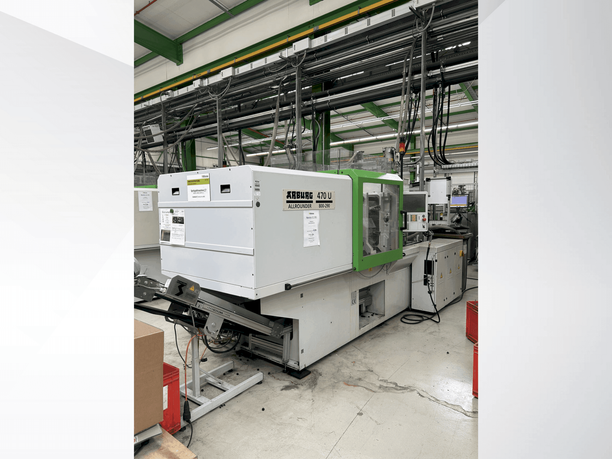 Mašīnas Arburg 470 U / 800-290  pretskats