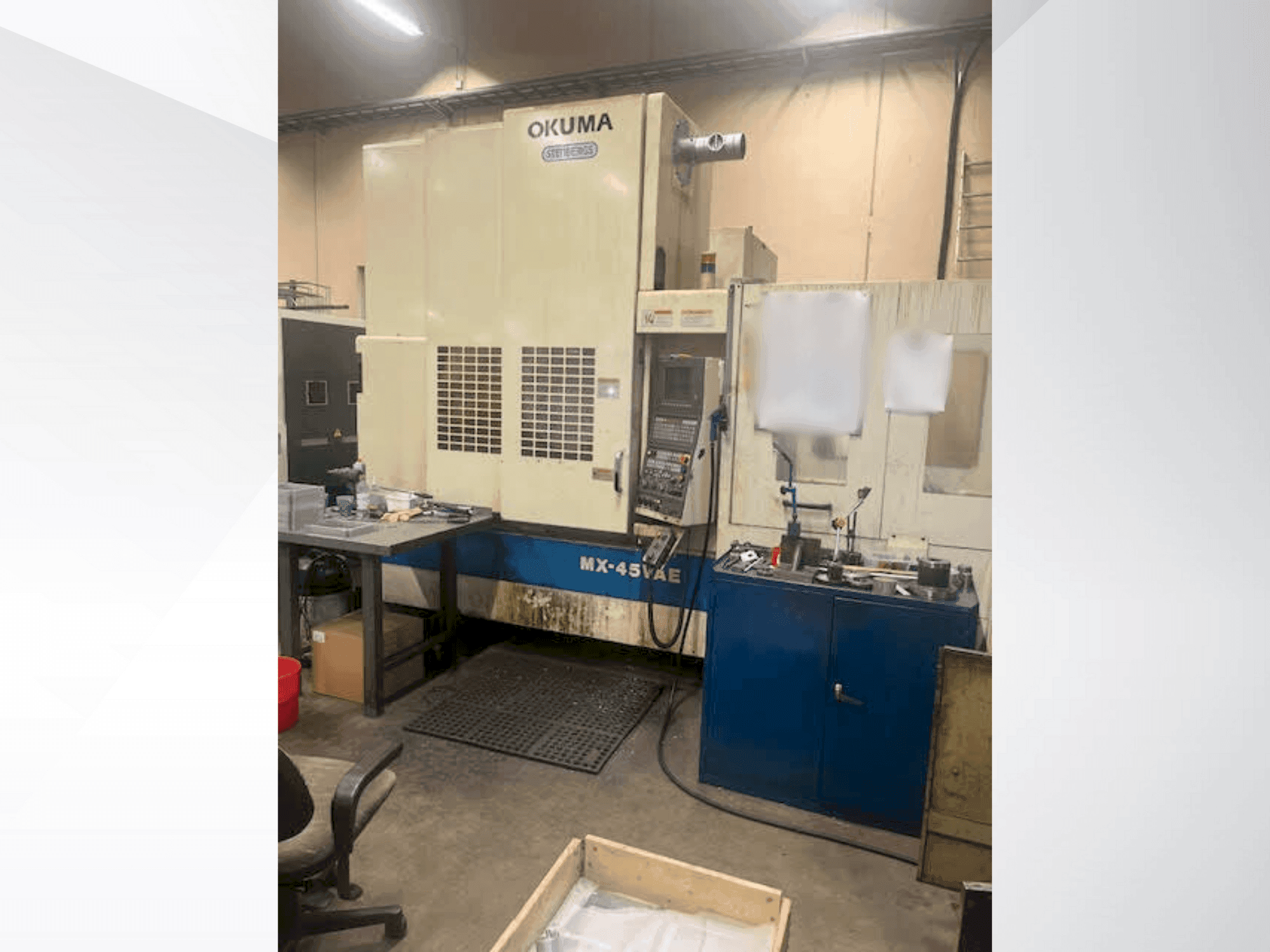 Mašīnas Okuma MX-45VAE pretskats