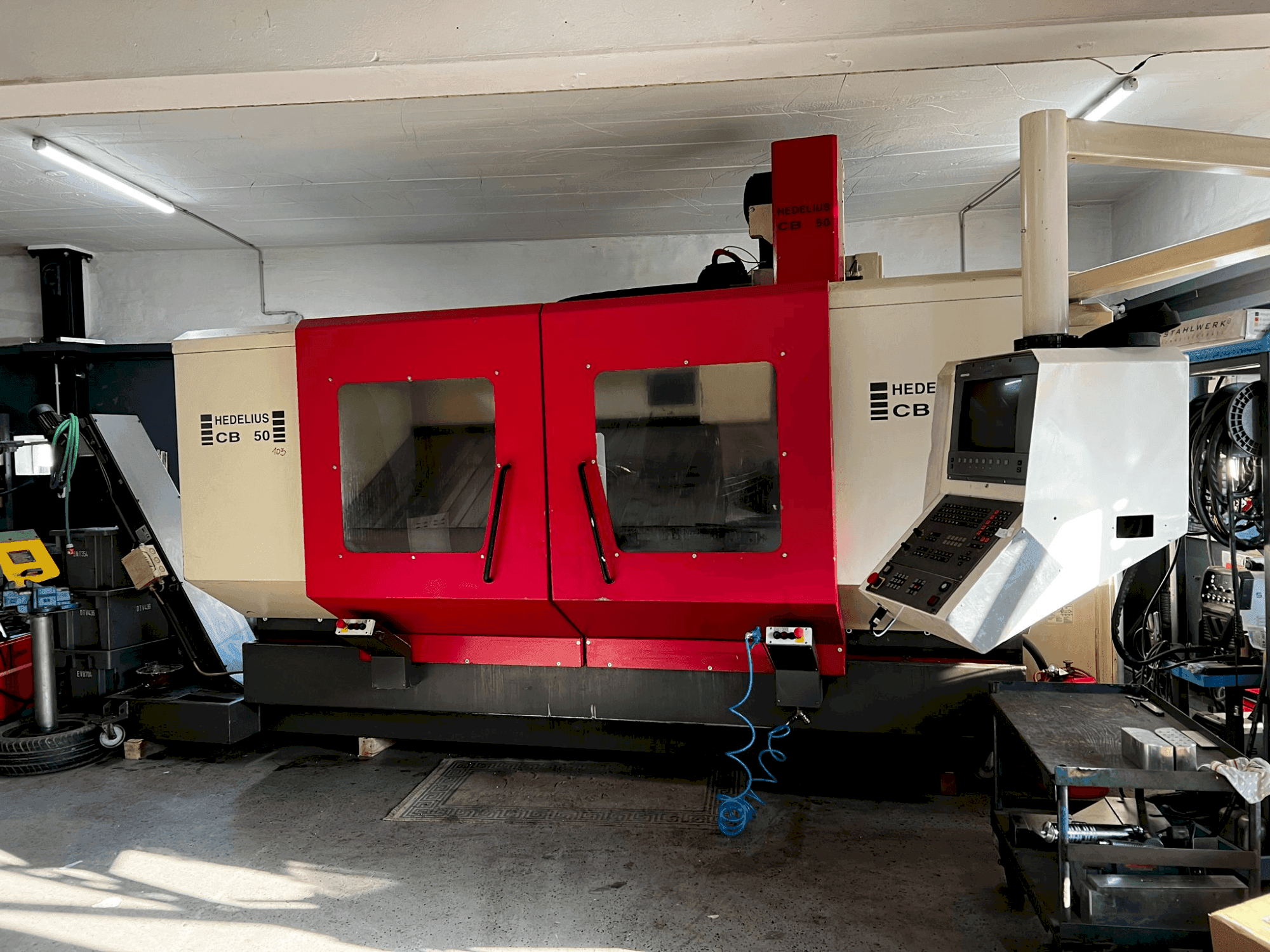 Mašīnas HEDELIUS CB 50  pretskats