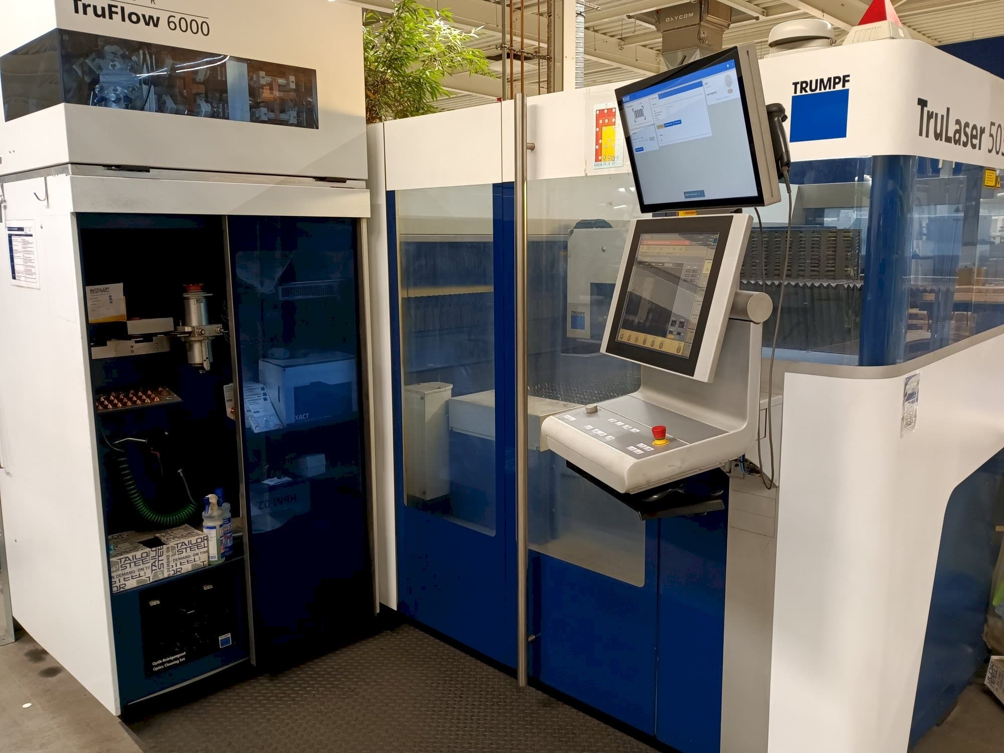 Mašīnas TRUMPF TruLaser 5030 6,0kW Co2 + LiftMaster  pretskats