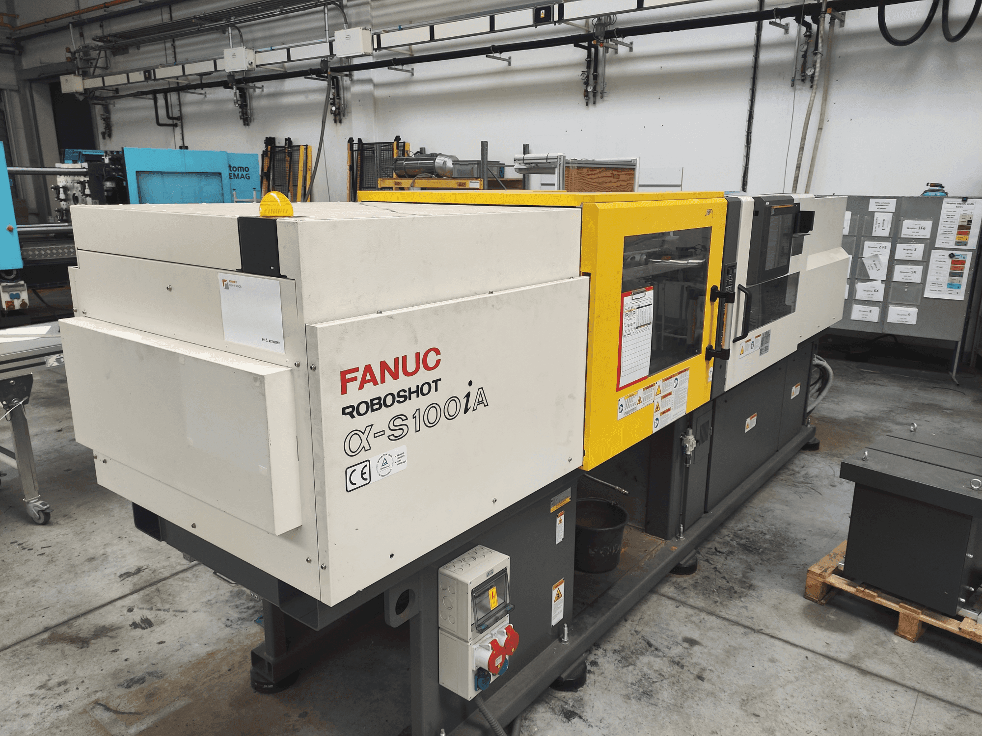 Mašīnas FANUC α-S100A  pretskats