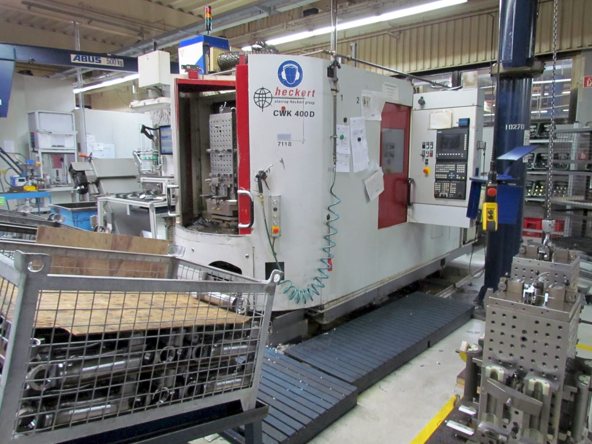 Mašīnas Heckert CWK 400 D  pretskats