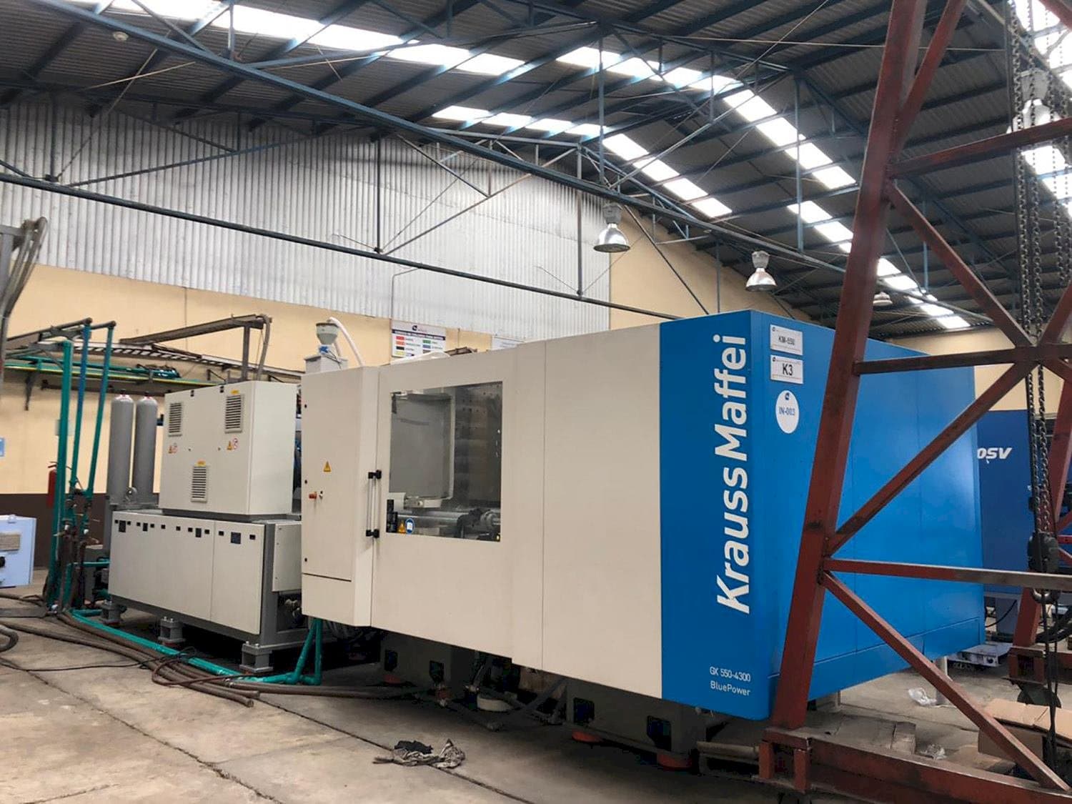 Mašīnas Krauss Maffei 550-4300 GX  pretskats