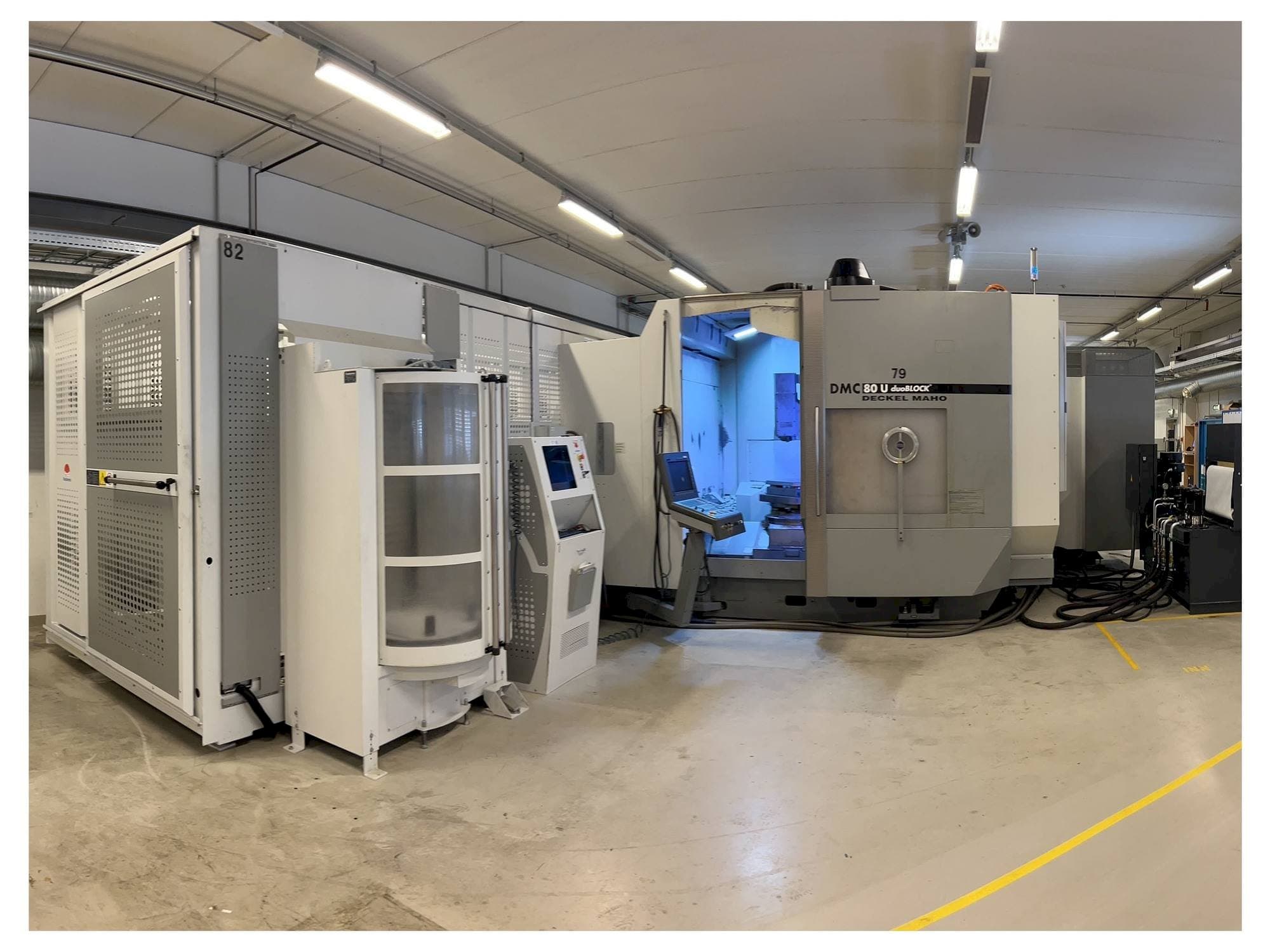 Mašīnas DMG DMC 80 U duoBLOCK  pretskats