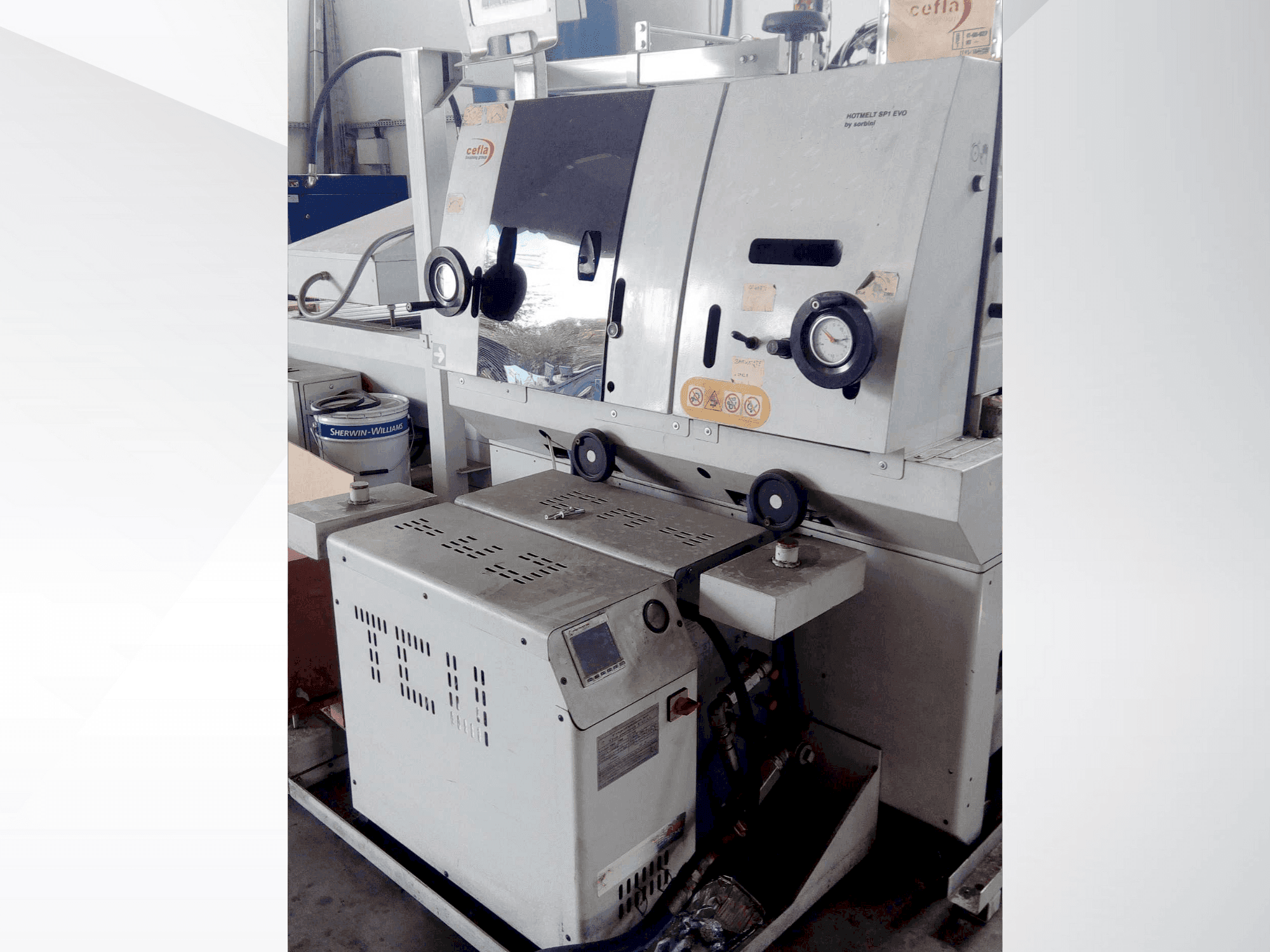 Mašīnas CEFLA Hotmelt SP1-EVO  pretskats