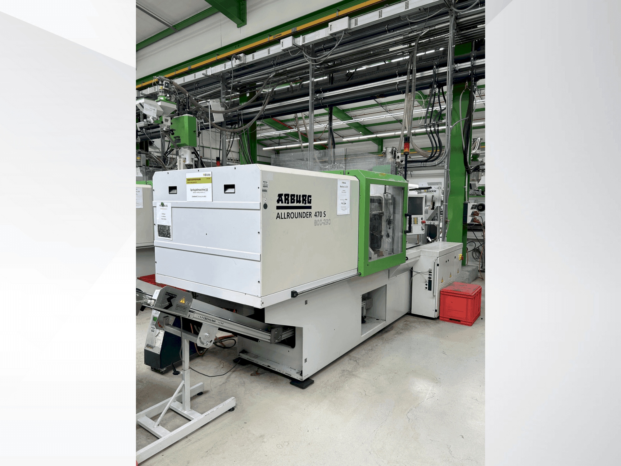 Mašīnas Arburg 470 S / 800-290  pretskats