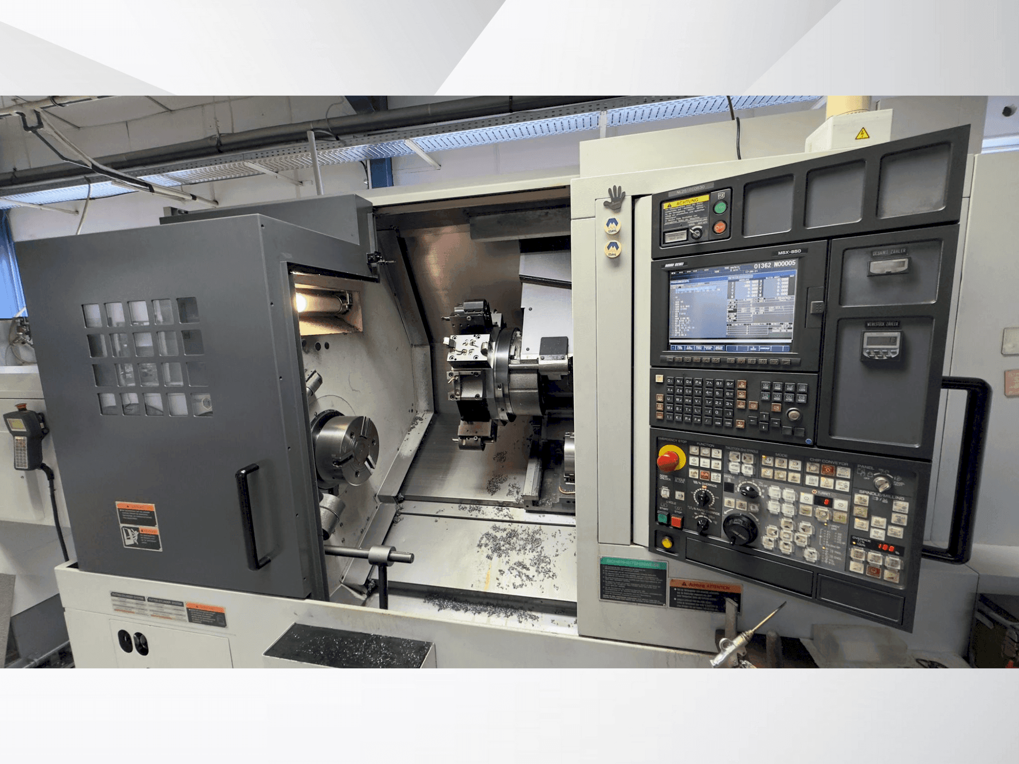 Mašīnas MORI SEIKI NL 2500 SY/700  pretskats