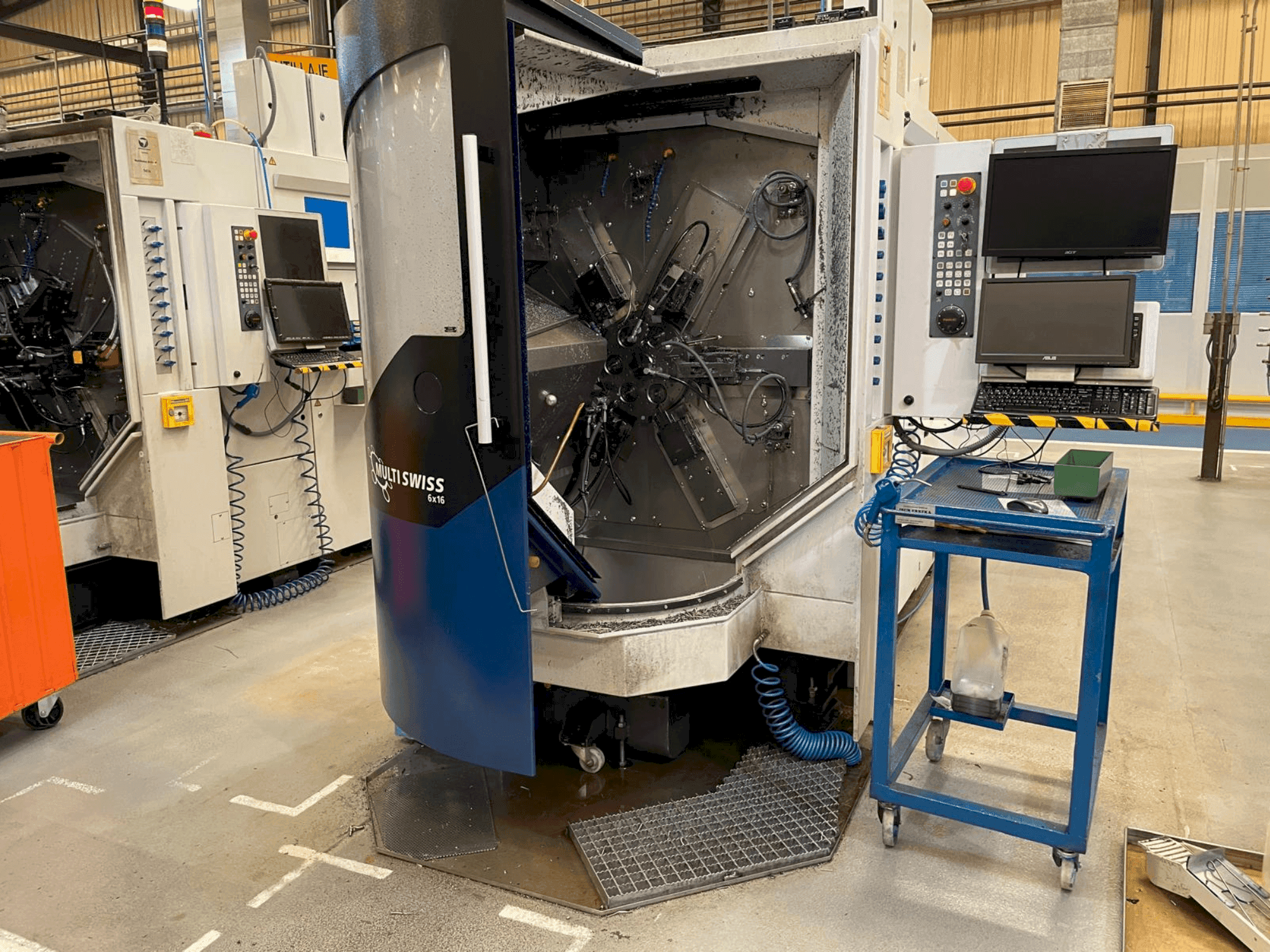 Mašīnas TORNOS MultiSwiss 6x16  pretskats