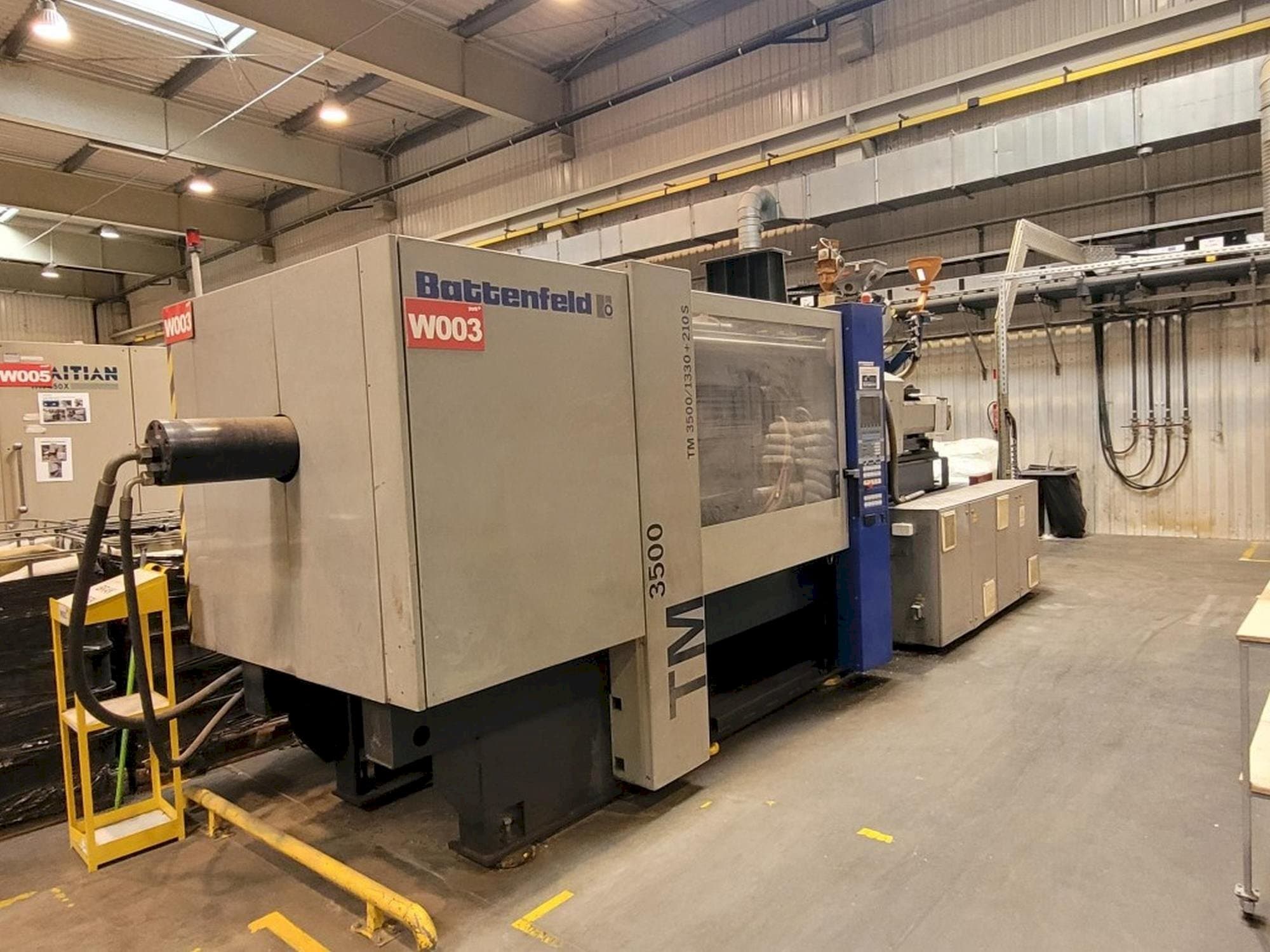 Mašīnas Battenfeld TM 3500/1330+210S  pretskats