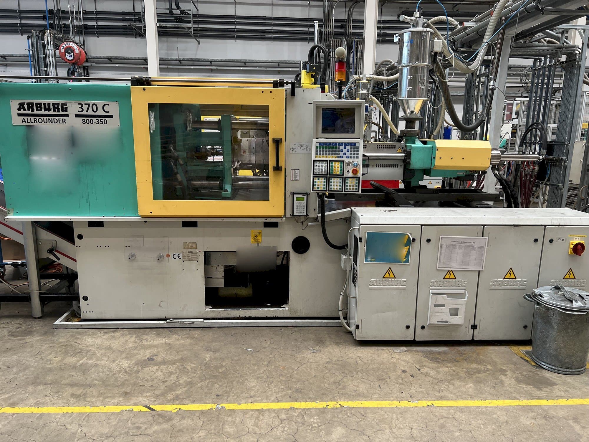Mašīnas Arburg 370C-800-350  pretskats