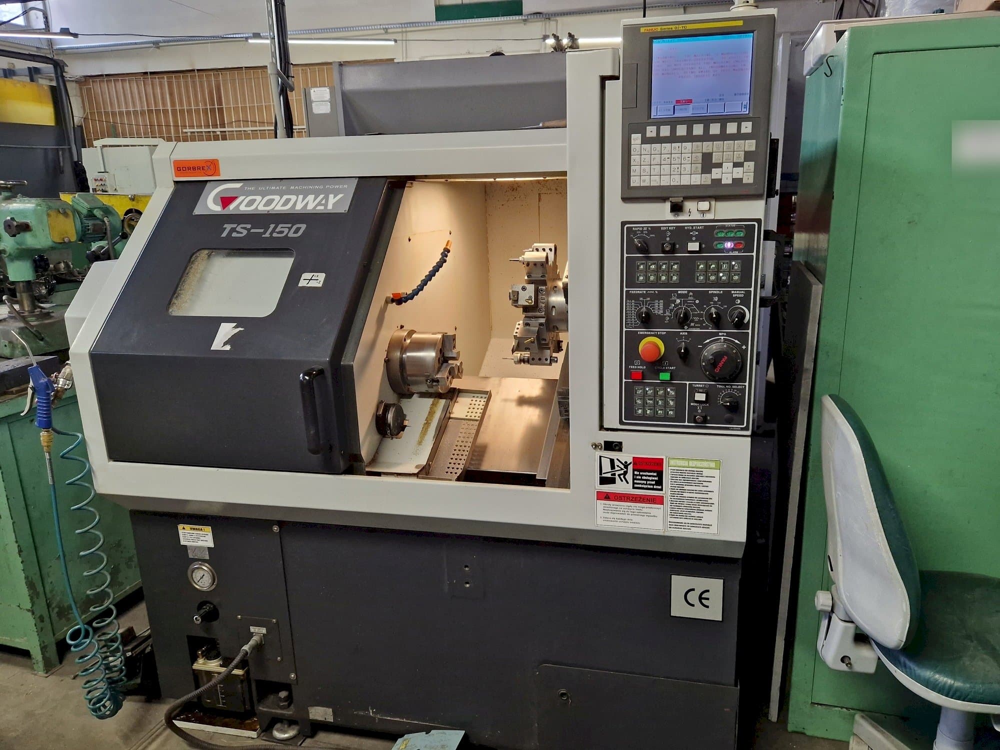 Mašīnas Goodway TS-150M  pretskats