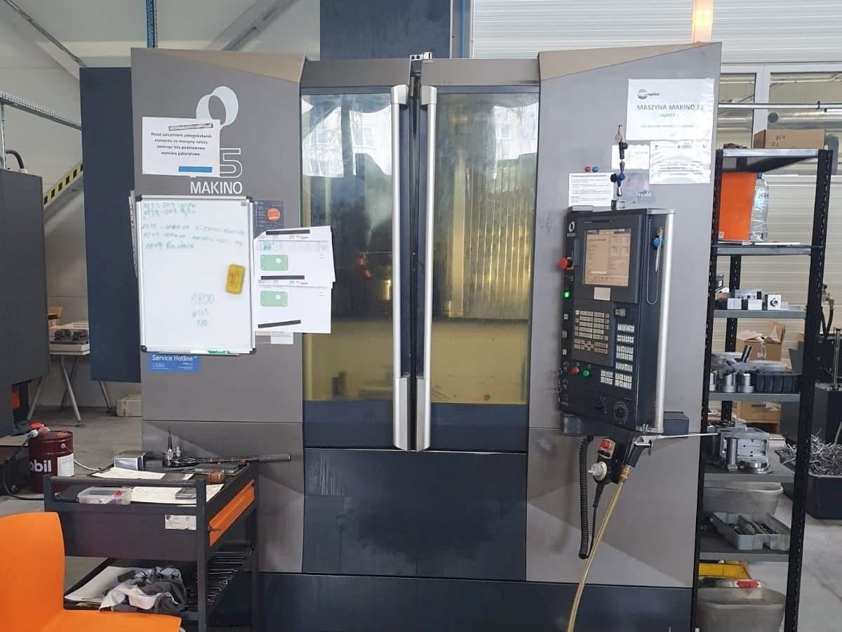 Mašīnas Makino F5  pretskats