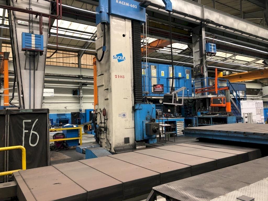 Mašīnas Sacem									 Racem-603  pretskats