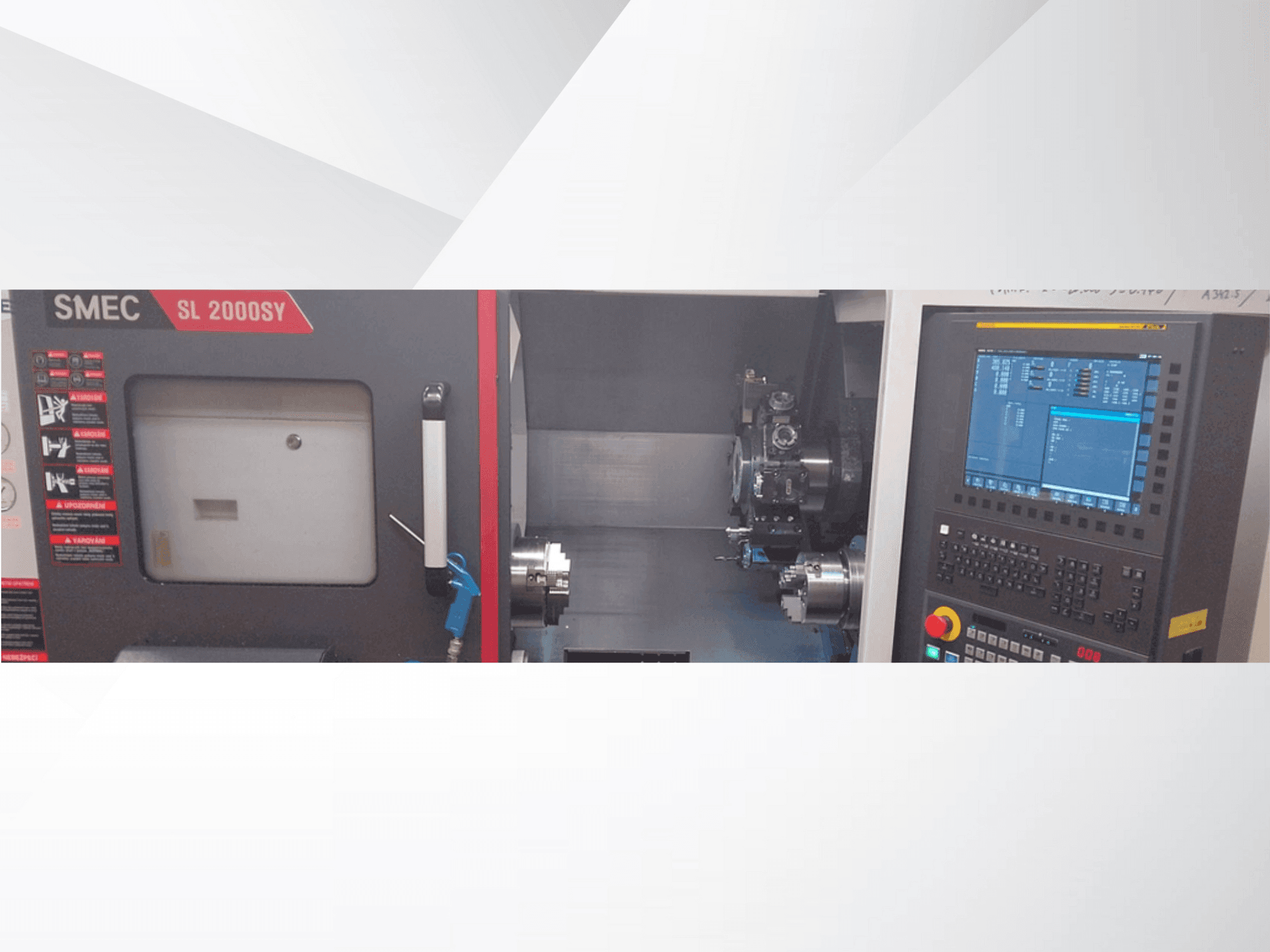 Mašīnas SMEC SL 2000SY  pretskats