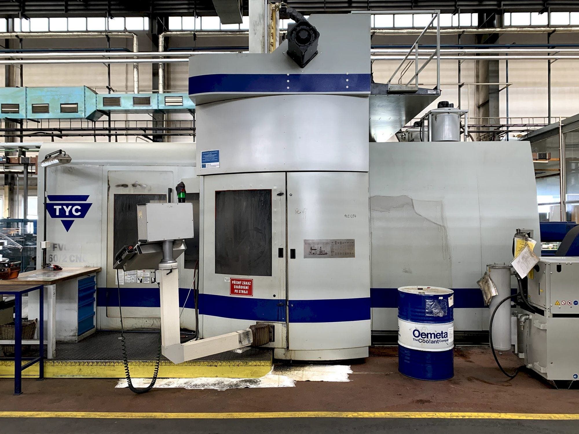 Mašīnas TYC FVCTP 160/2  pretskats