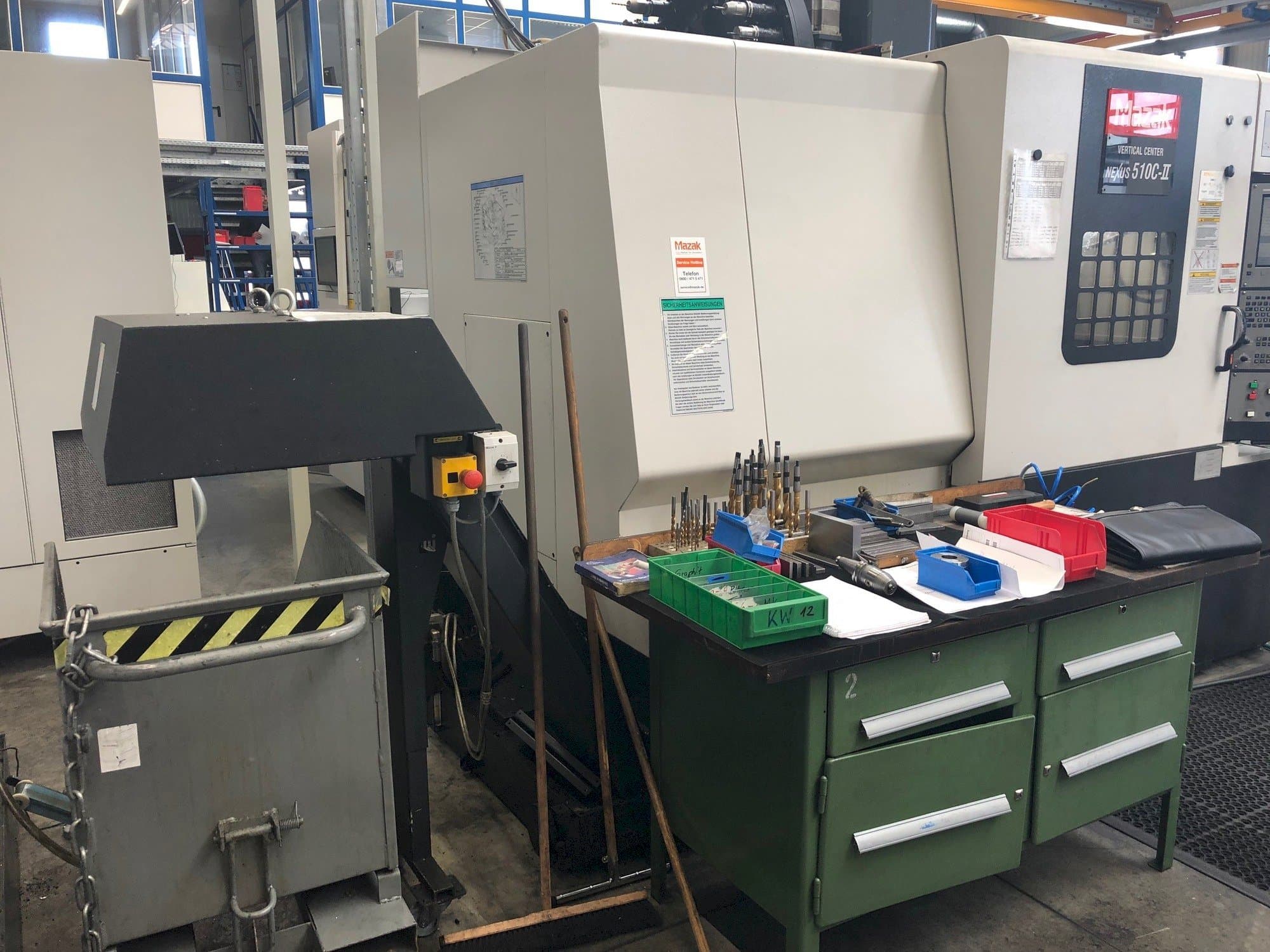 Mašīnas Mazak Nexus 510C-II  pretskats