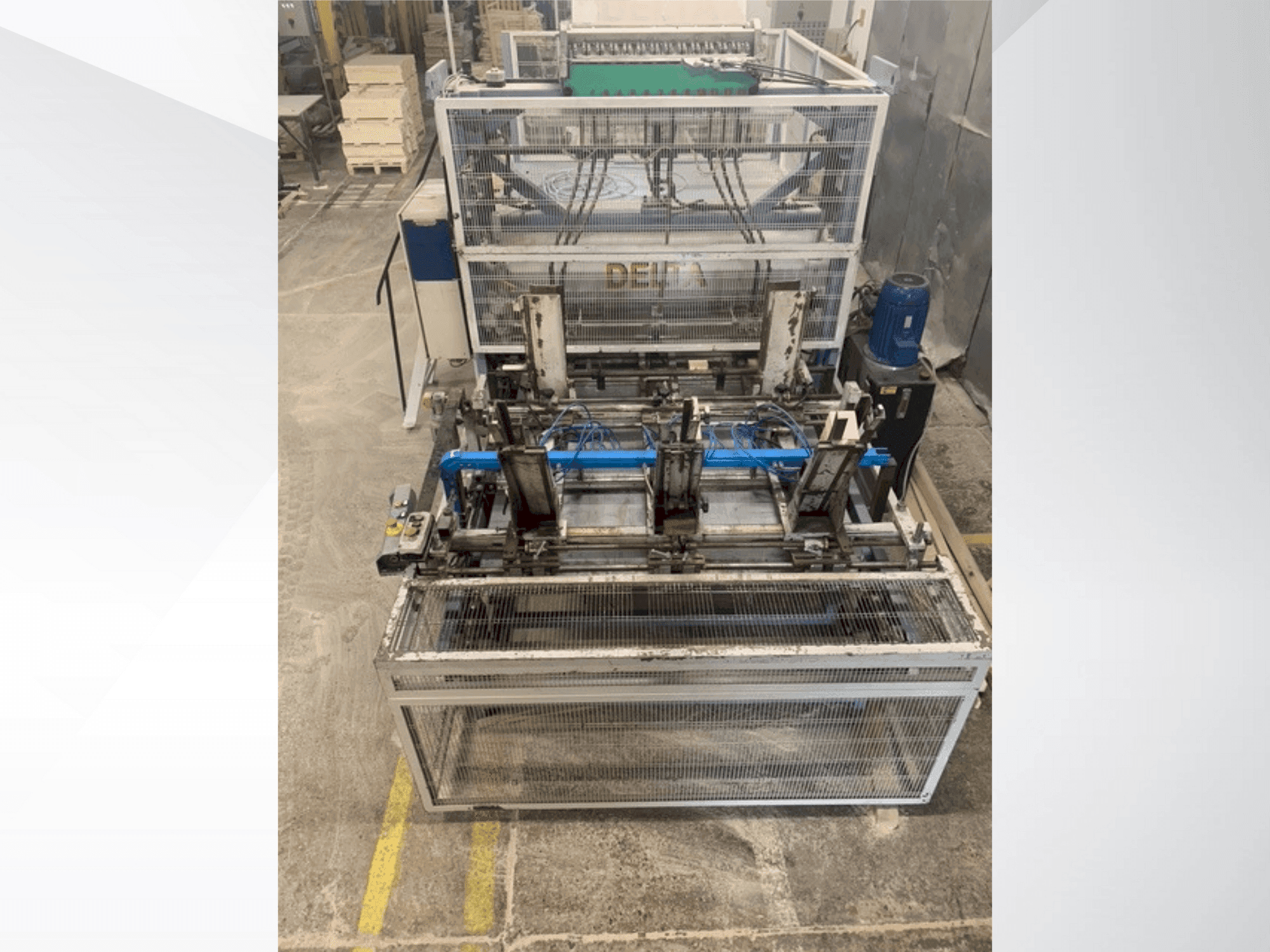 Mašīnas DELTA pallet nailing machine line  pretskats