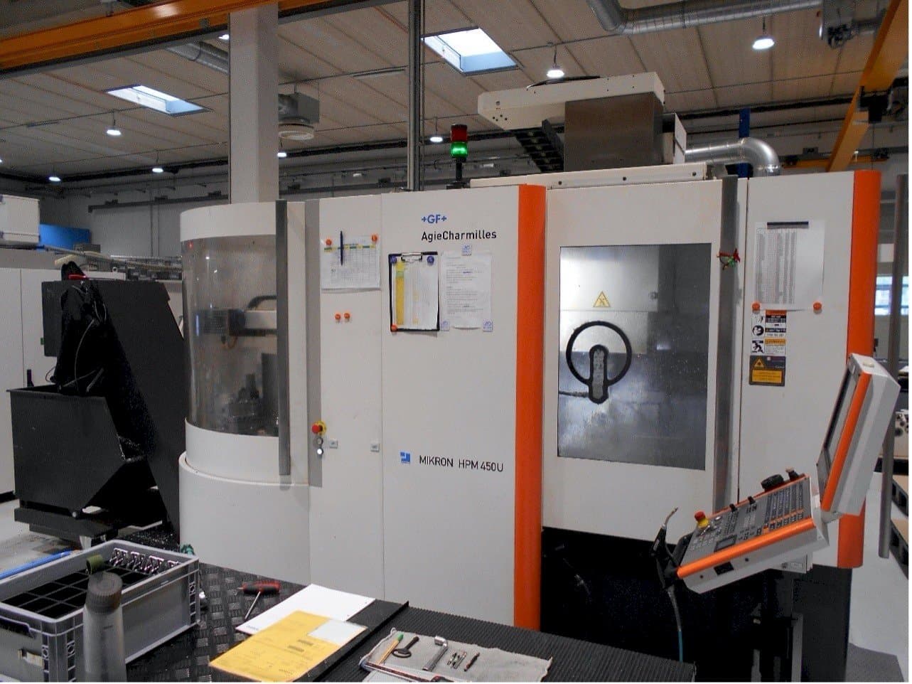 Mašīnas AgieCharmilles Mikron HPM 450U  pretskats