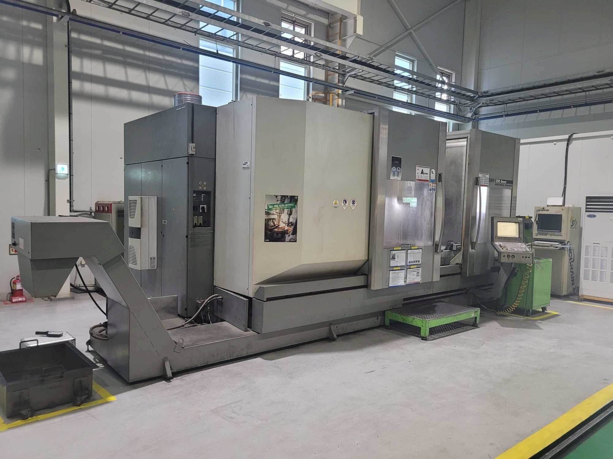 Mašīnas DECKEL MAHO DMF 250 linear kreisās malas  skats