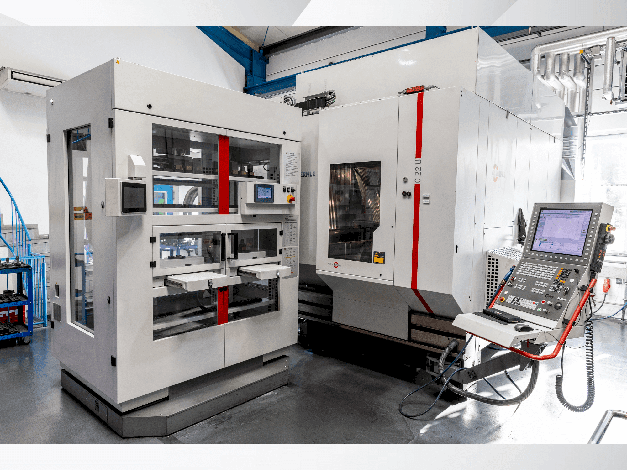 Mašīnas HERMLE C22 with handling system IH30  pretskats