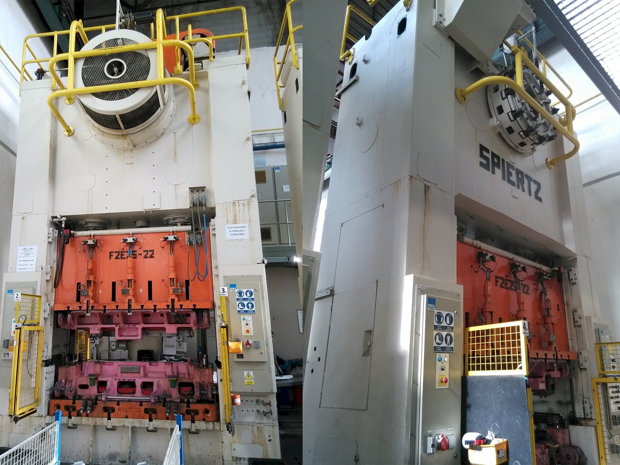 Mašīnas Spiertz F2E 25x2.2  pretskats