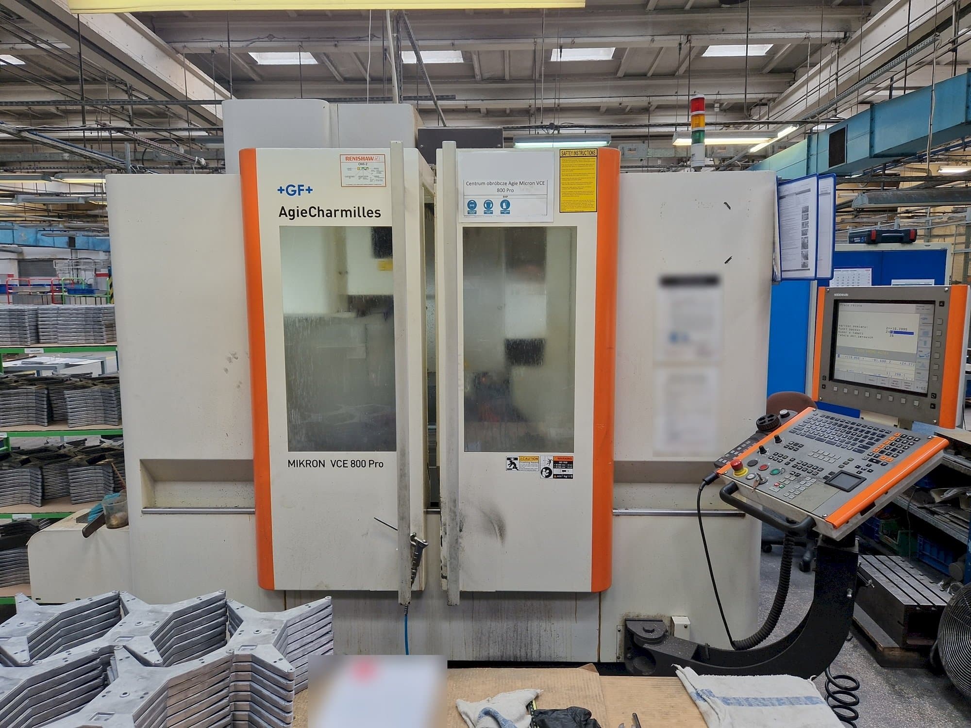 Mašīnas AgieCharmilles MIKRON VCE 800 PRO  pretskats