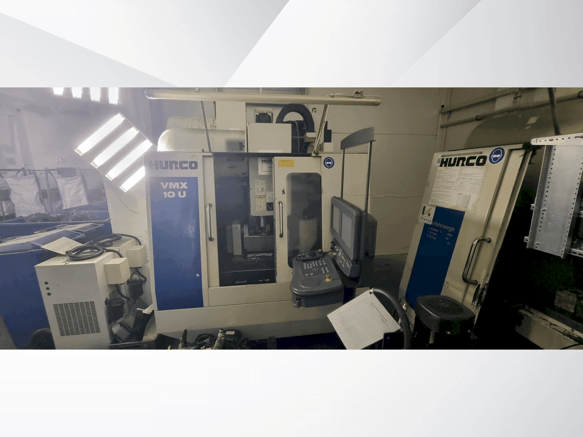 Mašīnas Hurco VMX 10U  pretskats