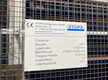 Mašīnas TRUMPF STOPA LiftMasterCompact  pretskats