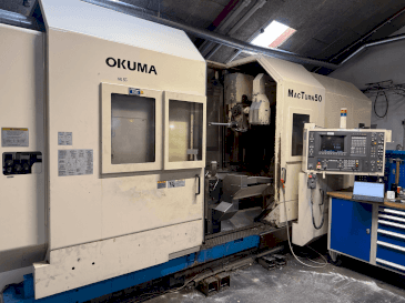 Mašīnas Okuma MacTurn 50 pretskats