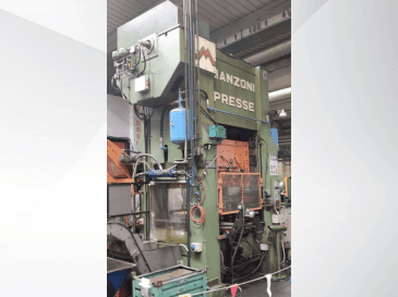 Mašīnas RAVNE PRESSES Manzoni 160  pretskats