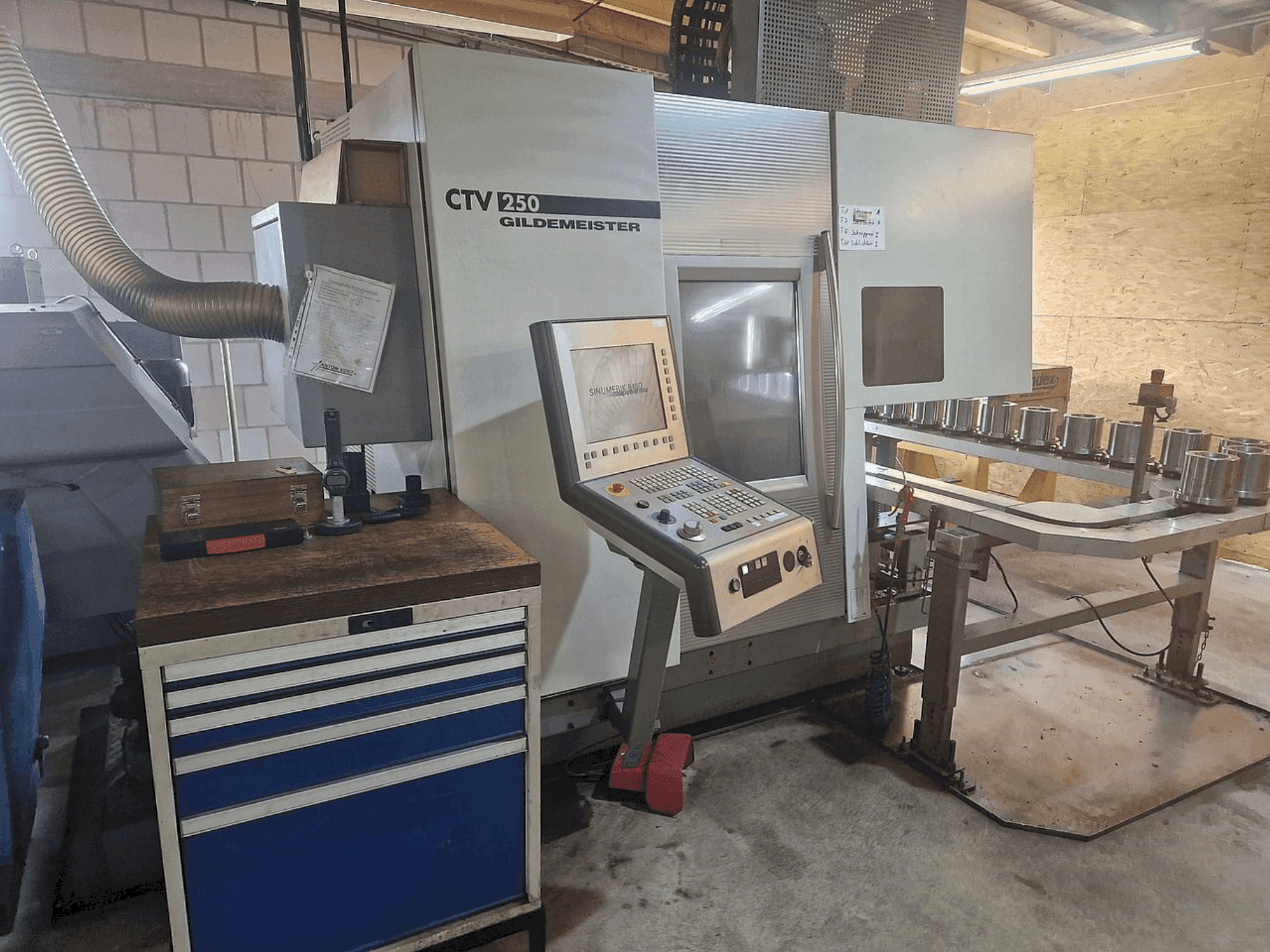 Mašīnas DMG GILDEMEISTER CTV 250 pretskats