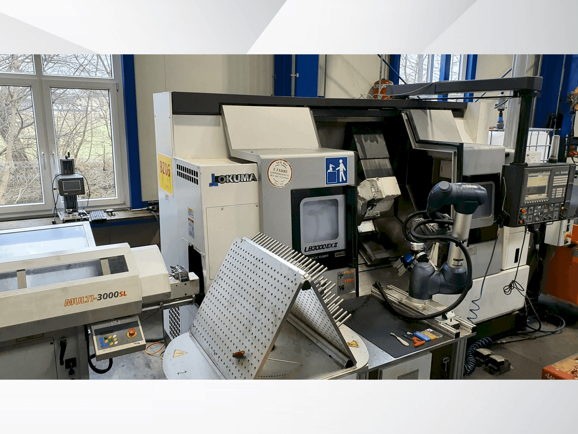 Mašīnas Okuma LB3000 EX II pretskats