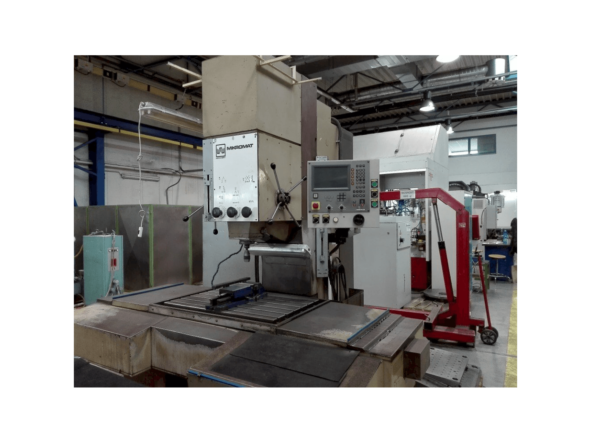 Mašīnas WMW Mikromat BKoE 630x1000 CNC pretskats