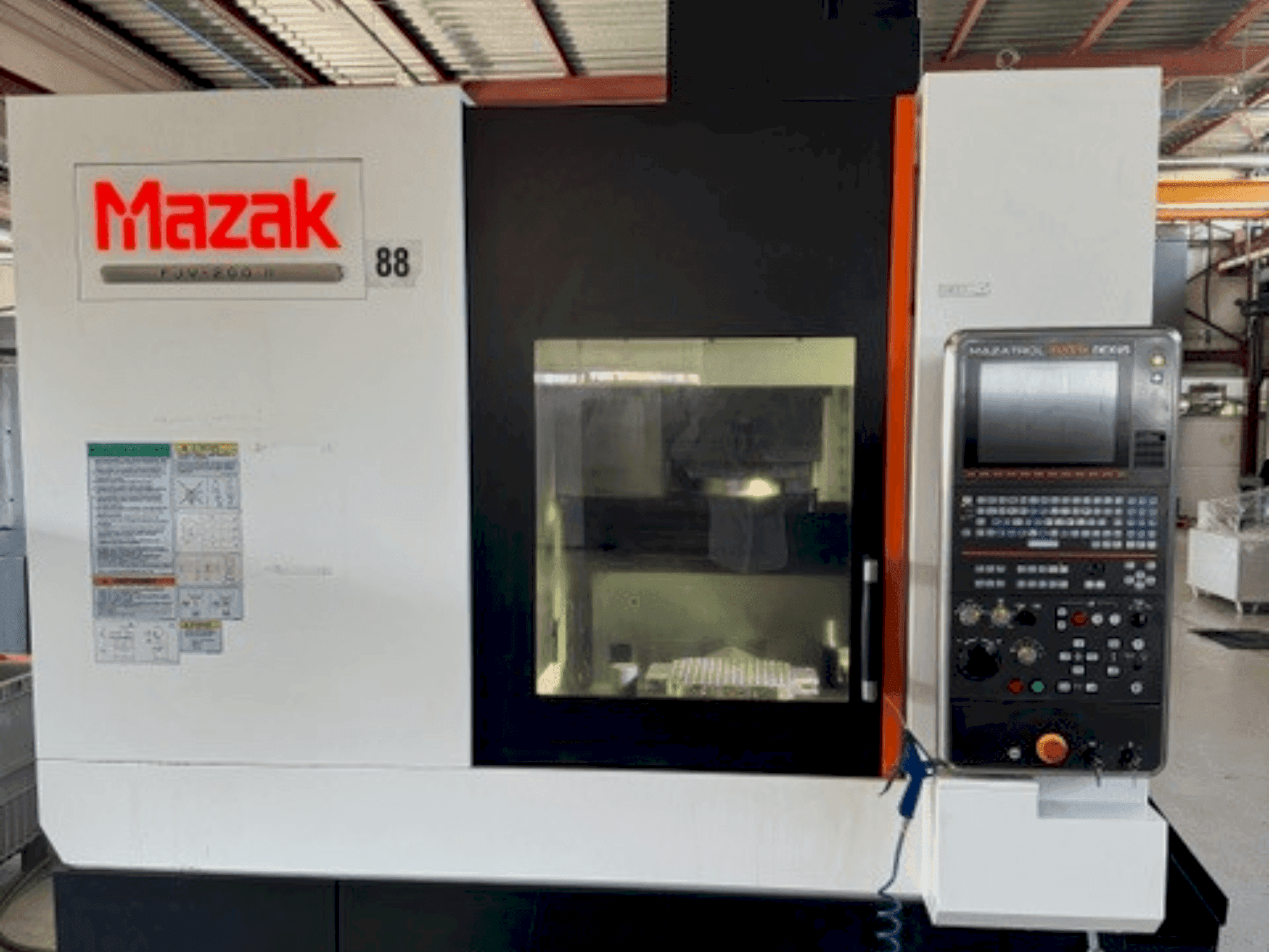 Mašīnas Mazak FJV-200II pretskats