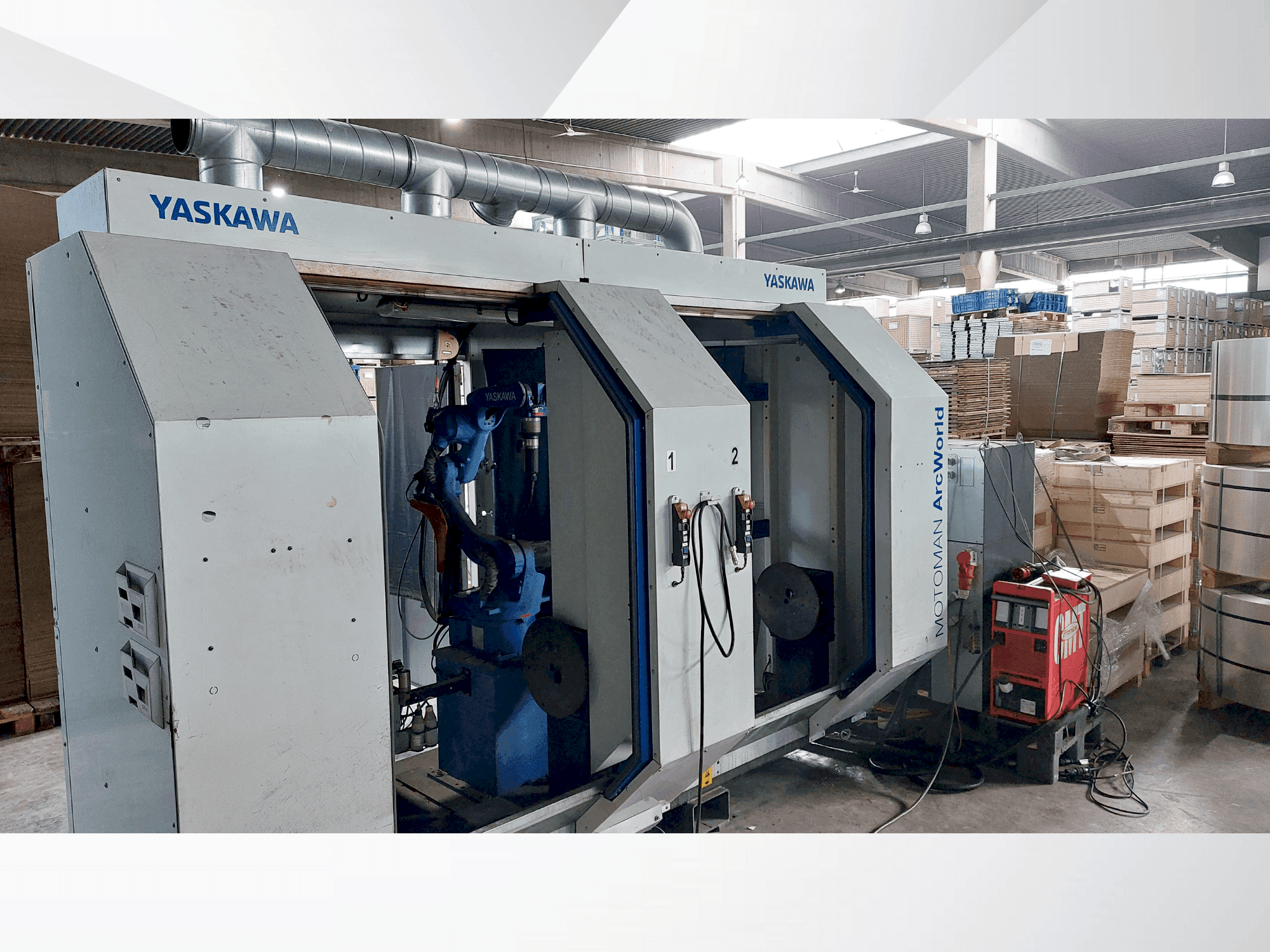 Mašīnas Yaskawa Motoman ArcWorld pretskats