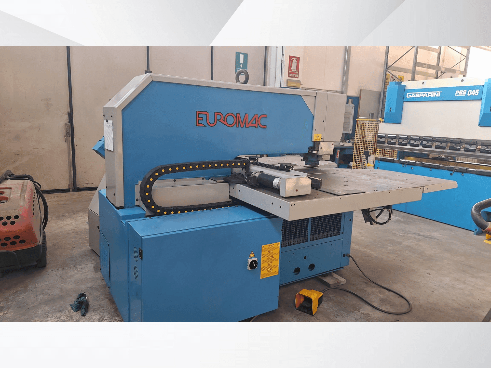 Mašīnas Euromac BX 1000/50 pretskats