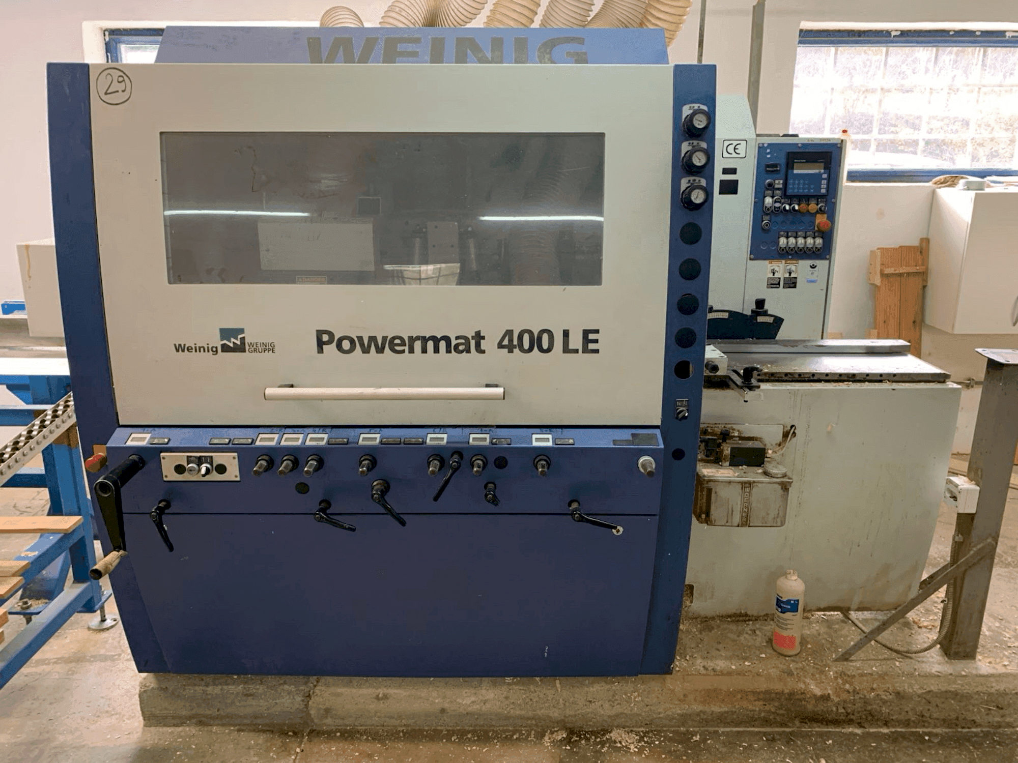 Mašīnas WEINIG / DIMTER POWERMAT 400LE pretskats
