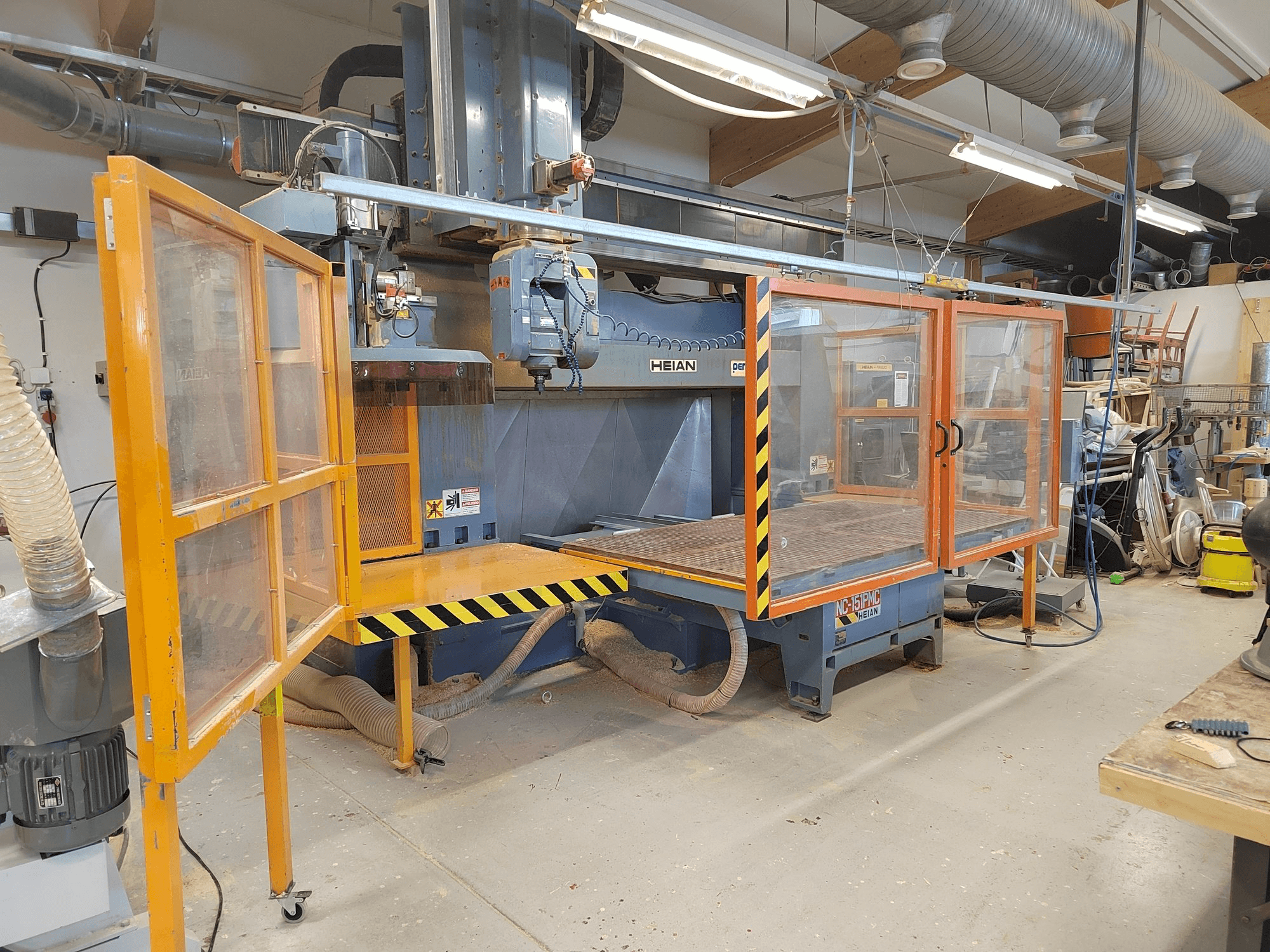 Mašīnas HEIAN NC 151 pretskats