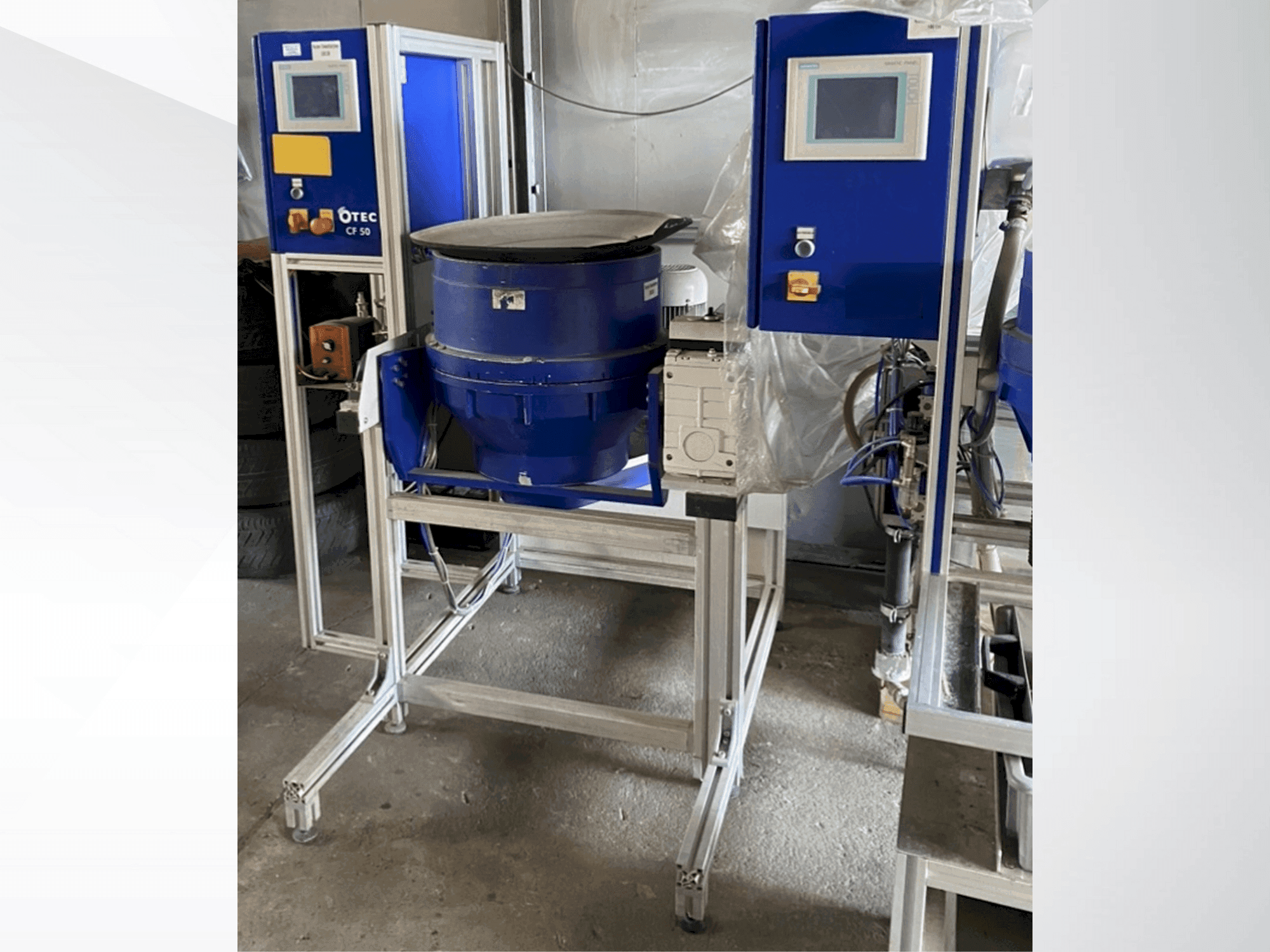 Mašīnas OTEC CF 1x50 pretskats