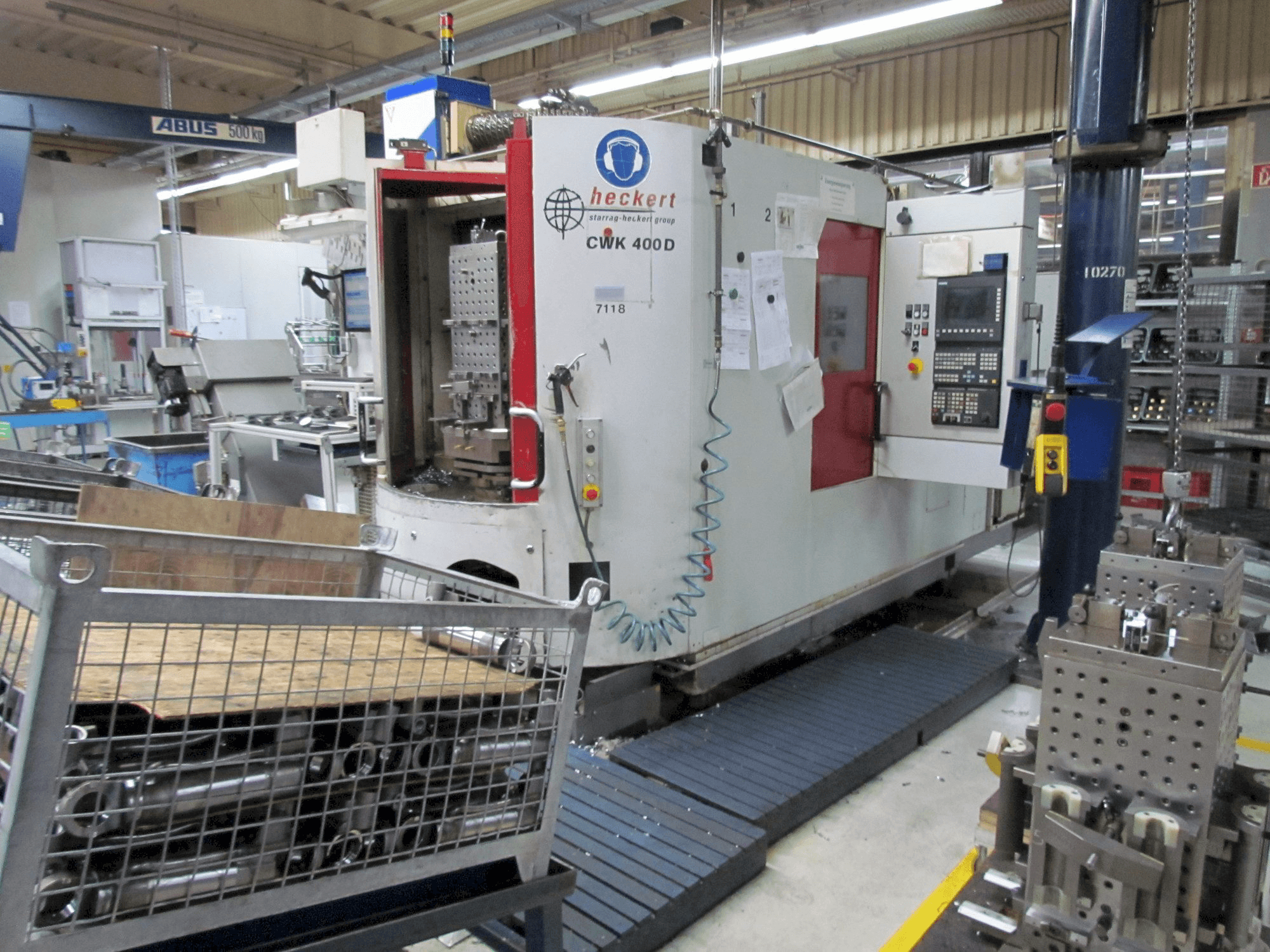 Mašīnas Heckert CWK 400 D pretskats