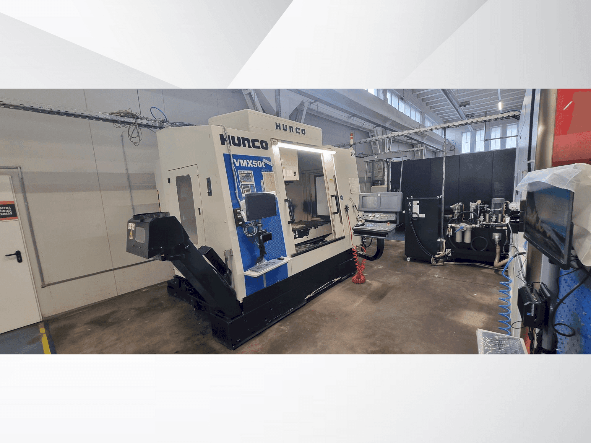 Mašīnas Hurco VMX 50T pretskats