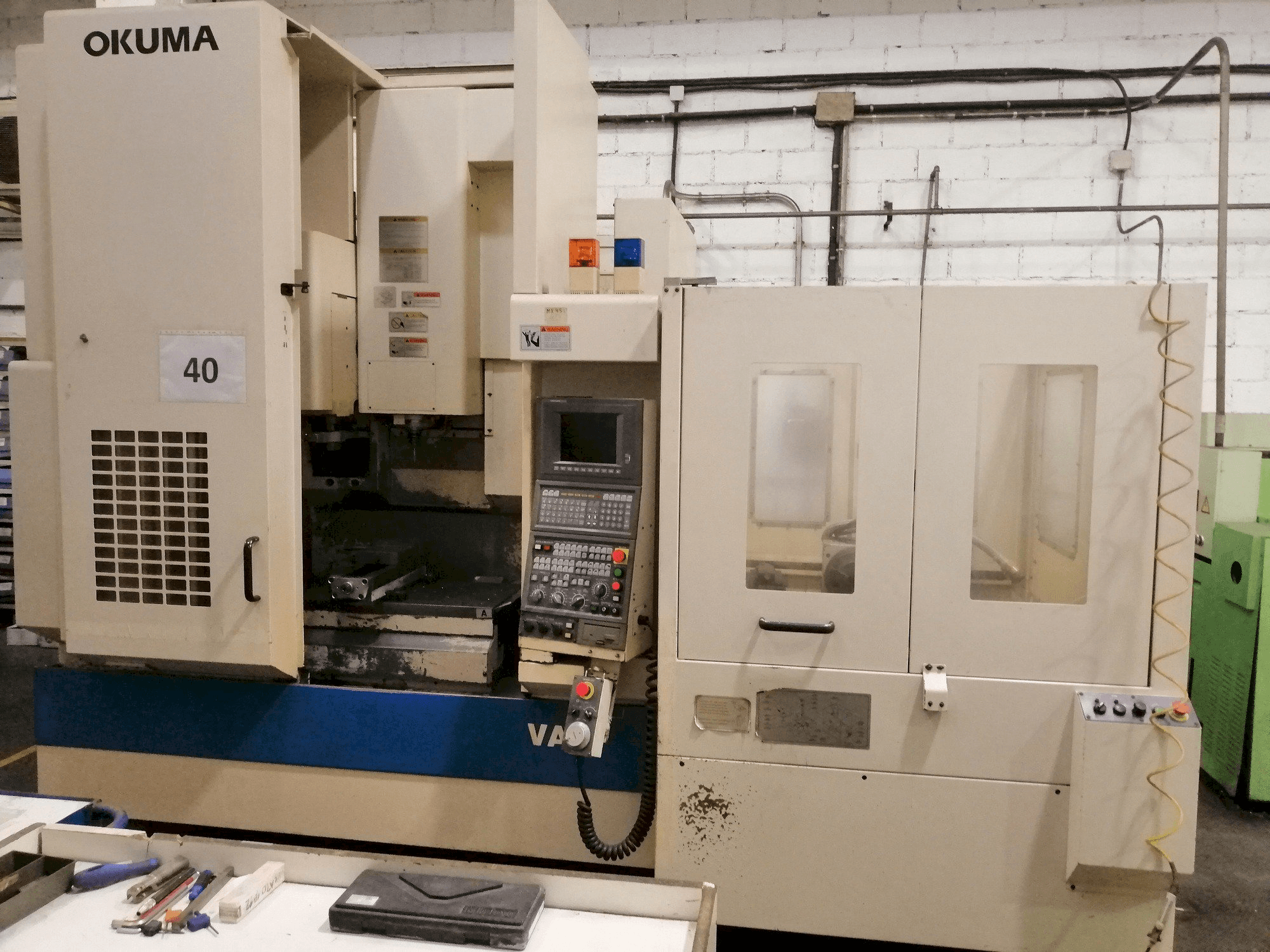 Mašīnas Okuma 45VAE pretskats