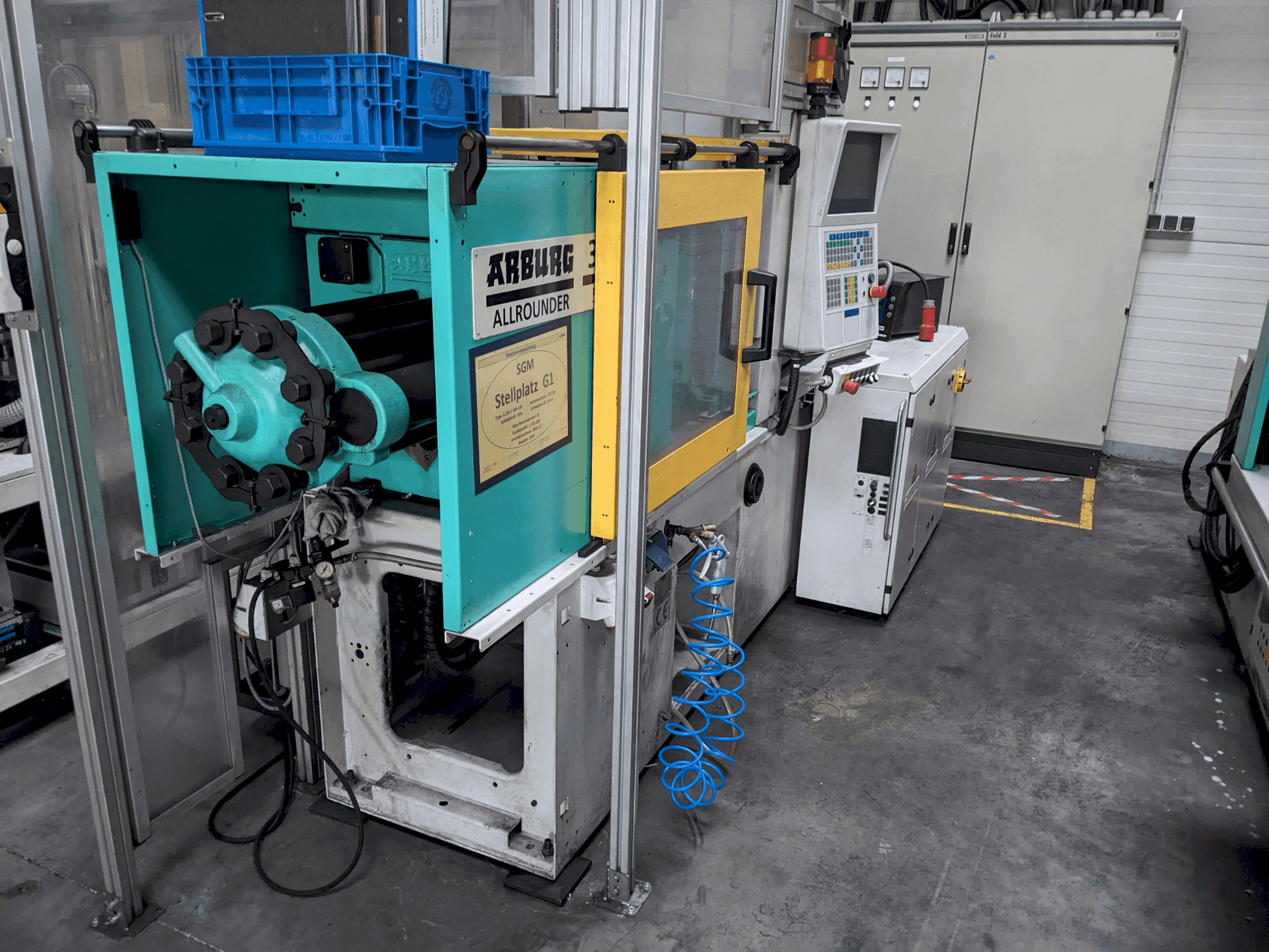 Mašīnas Arburg 320 C 500-100 pretskats