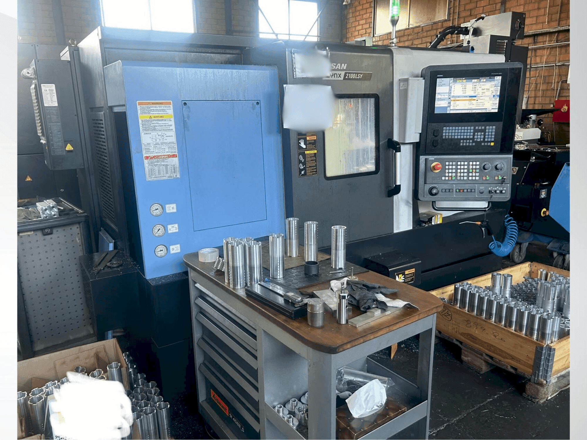 Mašīnas DOOSAN LYNX 2100LSYA pretskats